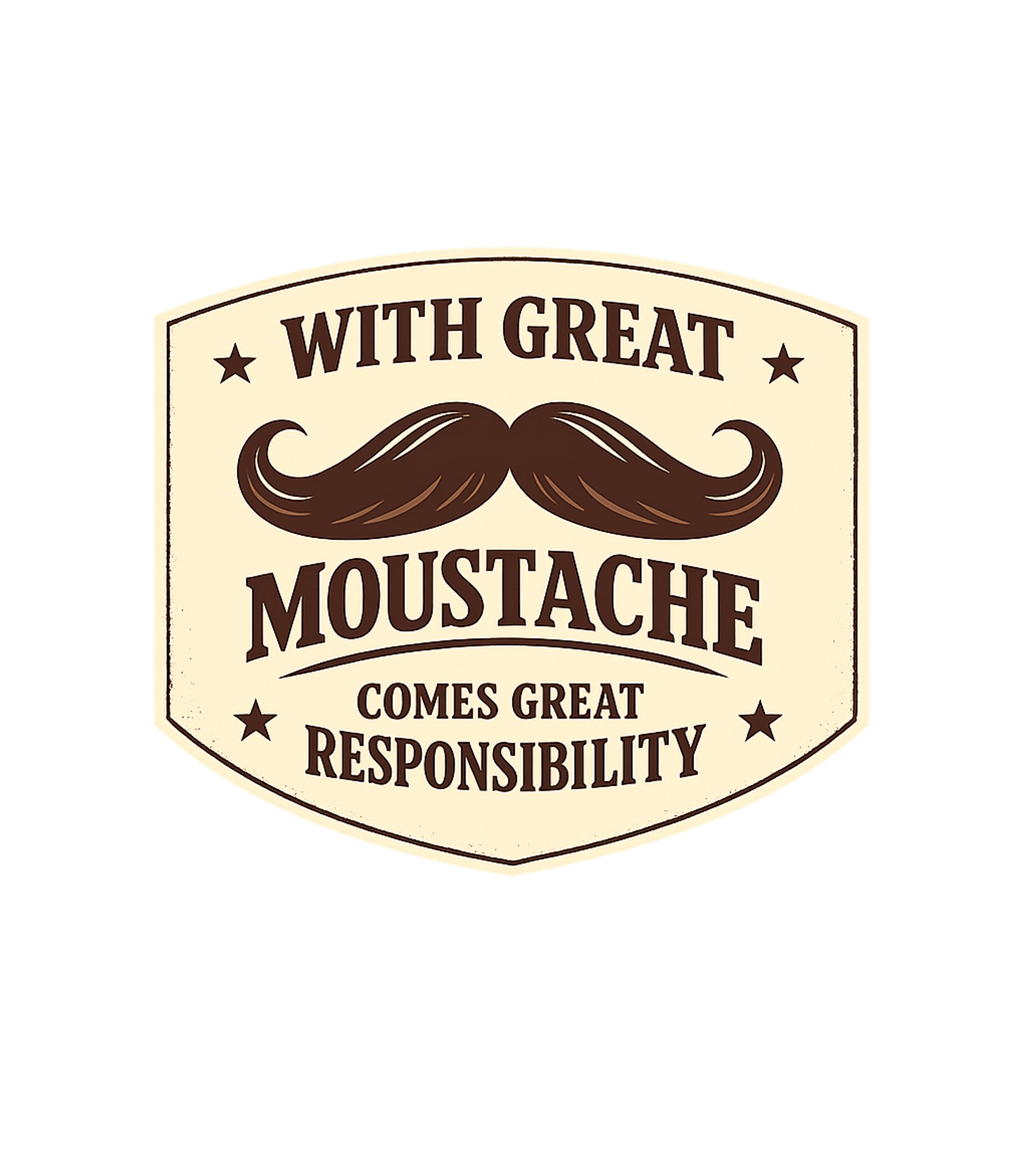 Moustache Great Responsibility Dad Jokes Crewneck Sweatshirt featuring This fun graphic features a prominent mustache with a humoro – designed by Geoff Brown @ SunFrog Moustache Great Responsibility Dad Jokes Crewneck Sweatshirt featuring This fun graphic features a prominent mustache with a humoro – designed by Geoff Brown @ SunFrog