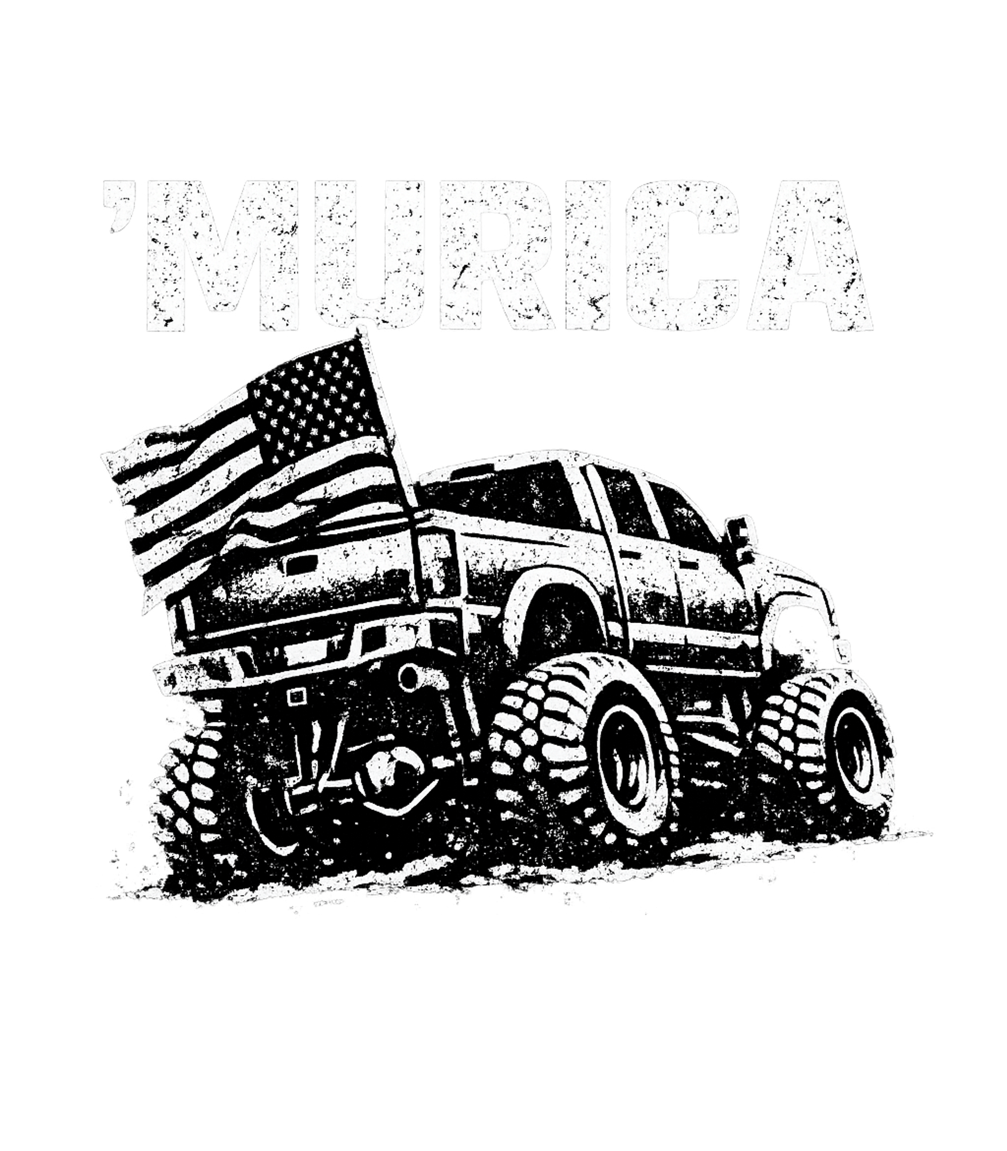 Murica Monster Truck Flag American Flag Premium T-Shirt featuring Show your patriotic pride with this distressed graphic featu – designed by Geoff Brown @ SunFrog Murica Monster Truck Flag American Flag Premium T-Shirt featuring Show your patriotic pride with this distressed graphic featu – designed by Geoff Brown @ SunFrog