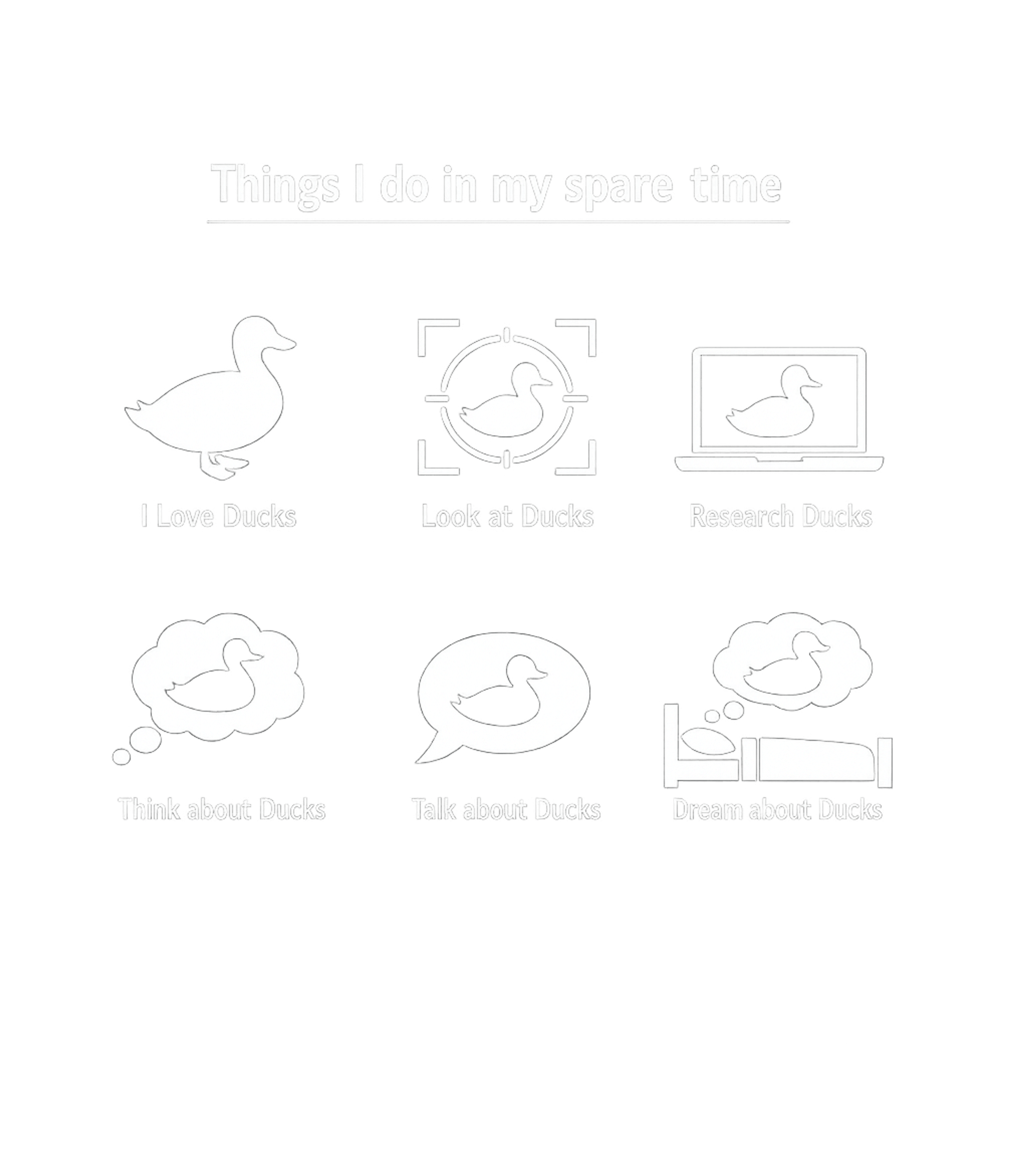 My Spare Time Ducks Wildlife Hooded Sweatshirt featuring Show your profound love for ducks with this funny graphic te – designed by Geoff Brown @ SunFrog My Spare Time Ducks Wildlife Hooded Sweatshirt featuring Show your profound love for ducks with this funny graphic te – designed by Geoff Brown @ SunFrog