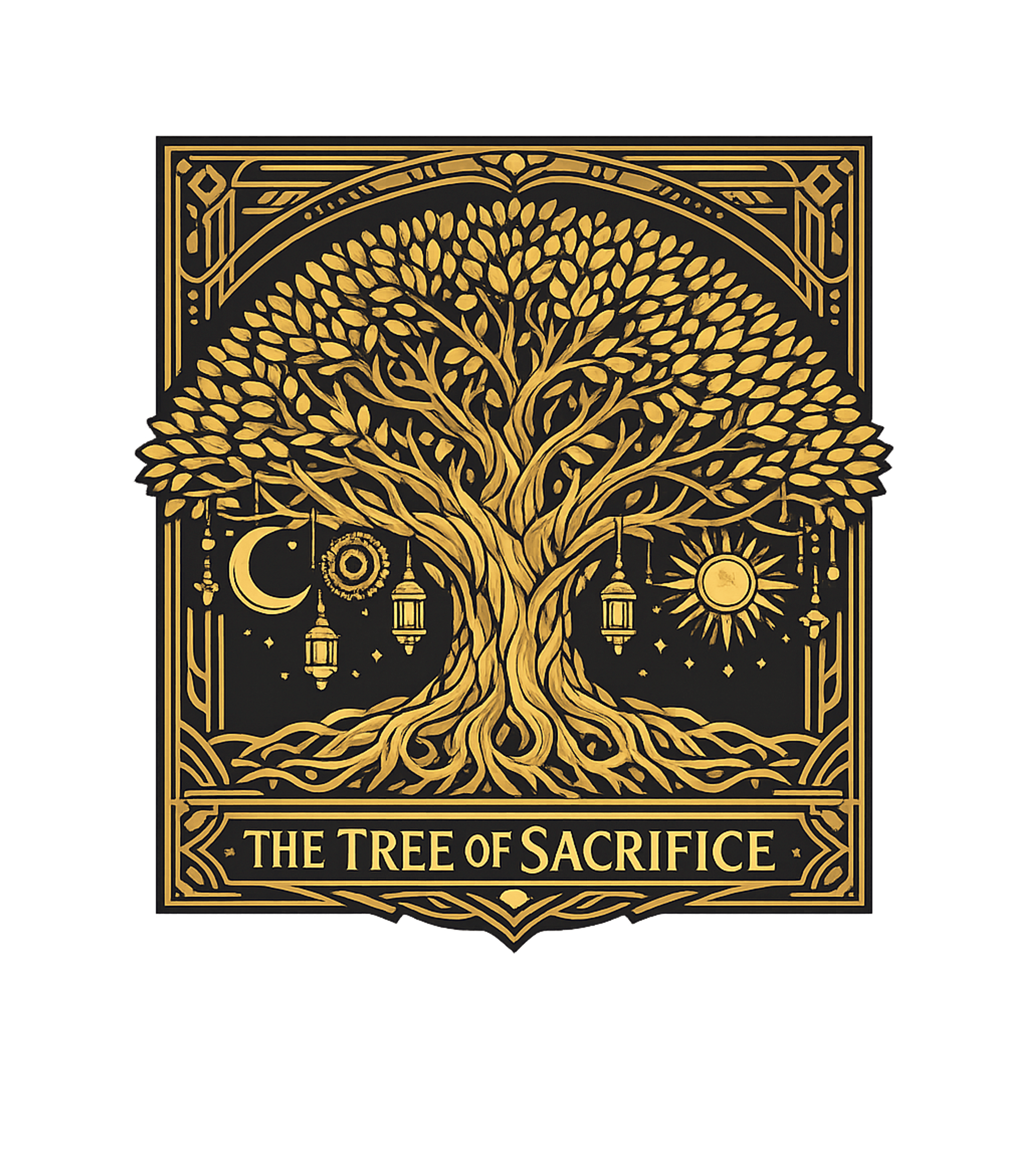 Mystical Tree of Sacrifice Inspirational Messages Crewneck Sweatshirt featuring Embrace profound symbolism with this intricate 'The Tree of – designed by Geoff Brown @ SunFrog Mystical Tree of Sacrifice Inspirational Messages Crewneck Sweatshirt featuring Embrace profound symbolism with this intricate 'The Tree of – designed by Geoff Brown @ SunFrog