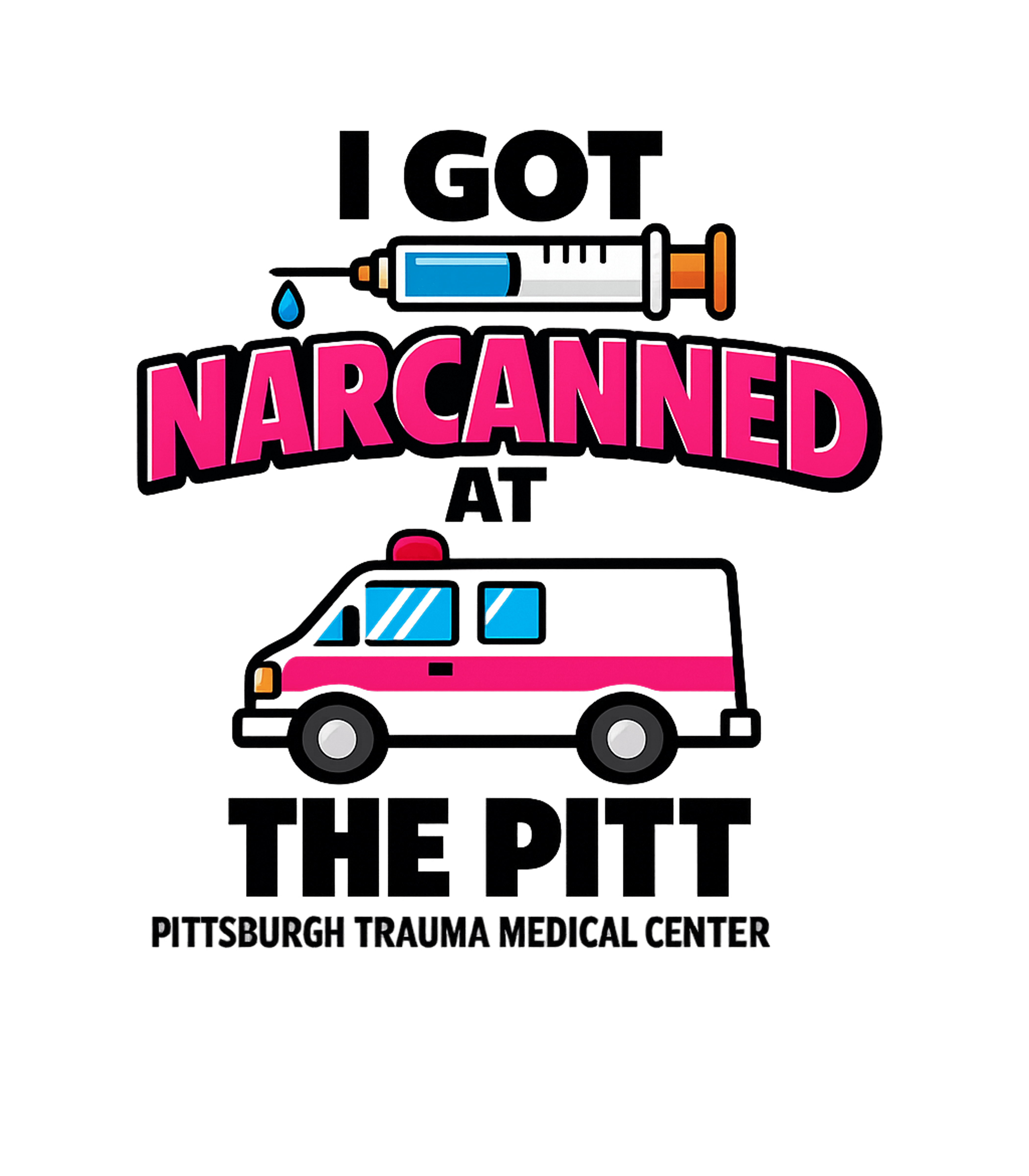 NARCANNED Paramedic Humor EMS Crewneck Sweatshirt featuring This graphic design features the word 'NARCANNED' with a syr – designed by Geoff Brown @ SunFrog NARCANNED Paramedic Humor EMS Crewneck Sweatshirt featuring This graphic design features the word 'NARCANNED' with a syr – designed by Geoff Brown @ SunFrog