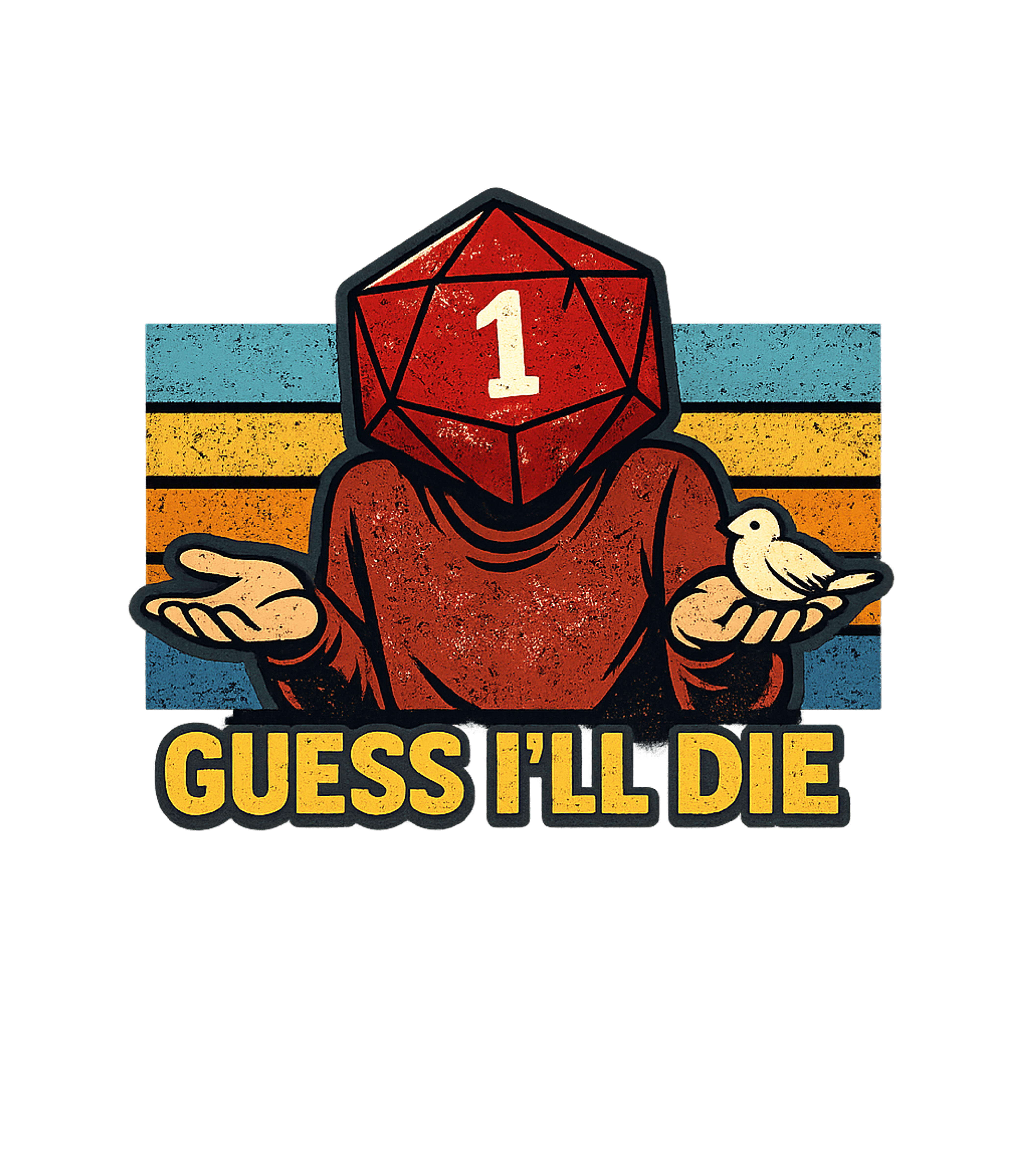 Nat 1 Guess I'll Die Gaming Hooded Sweatshirt featuring Embrace the humor of critical failures in tabletop RPGs with – designed by Geoff Brown @ SunFrog Nat 1 Guess I'll Die Gaming Hooded Sweatshirt featuring Embrace the humor of critical failures in tabletop RPGs with – designed by Geoff Brown @ SunFrog