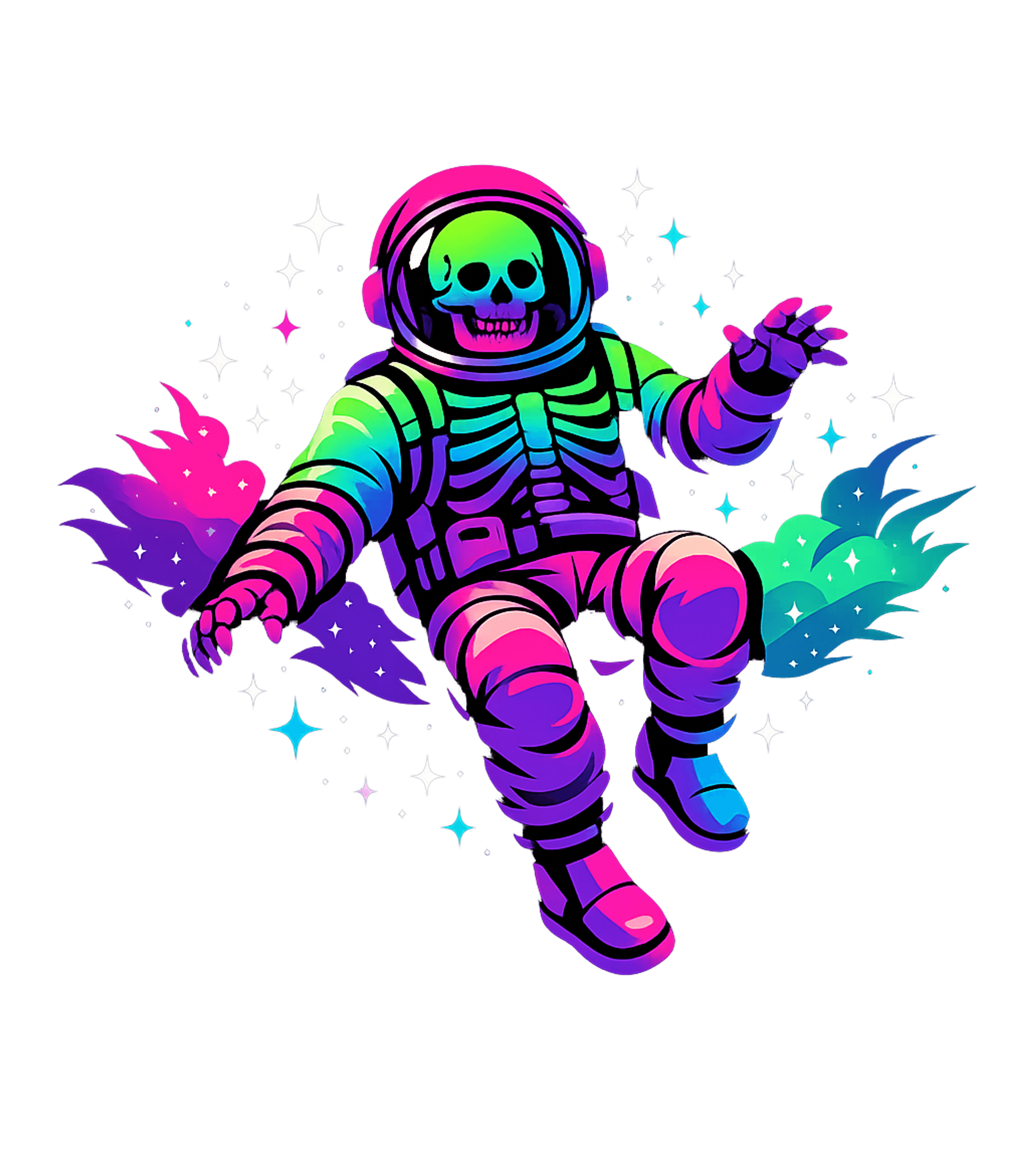 Neon Cosmic Skeleton Travel Hooded Sweatshirt featuring This vibrant graphic features a skeleton astronaut floating – designed by Geoff Brown @ SunFrog Neon Cosmic Skeleton Travel Hooded Sweatshirt featuring This vibrant graphic features a skeleton astronaut floating – designed by Geoff Brown @ SunFrog