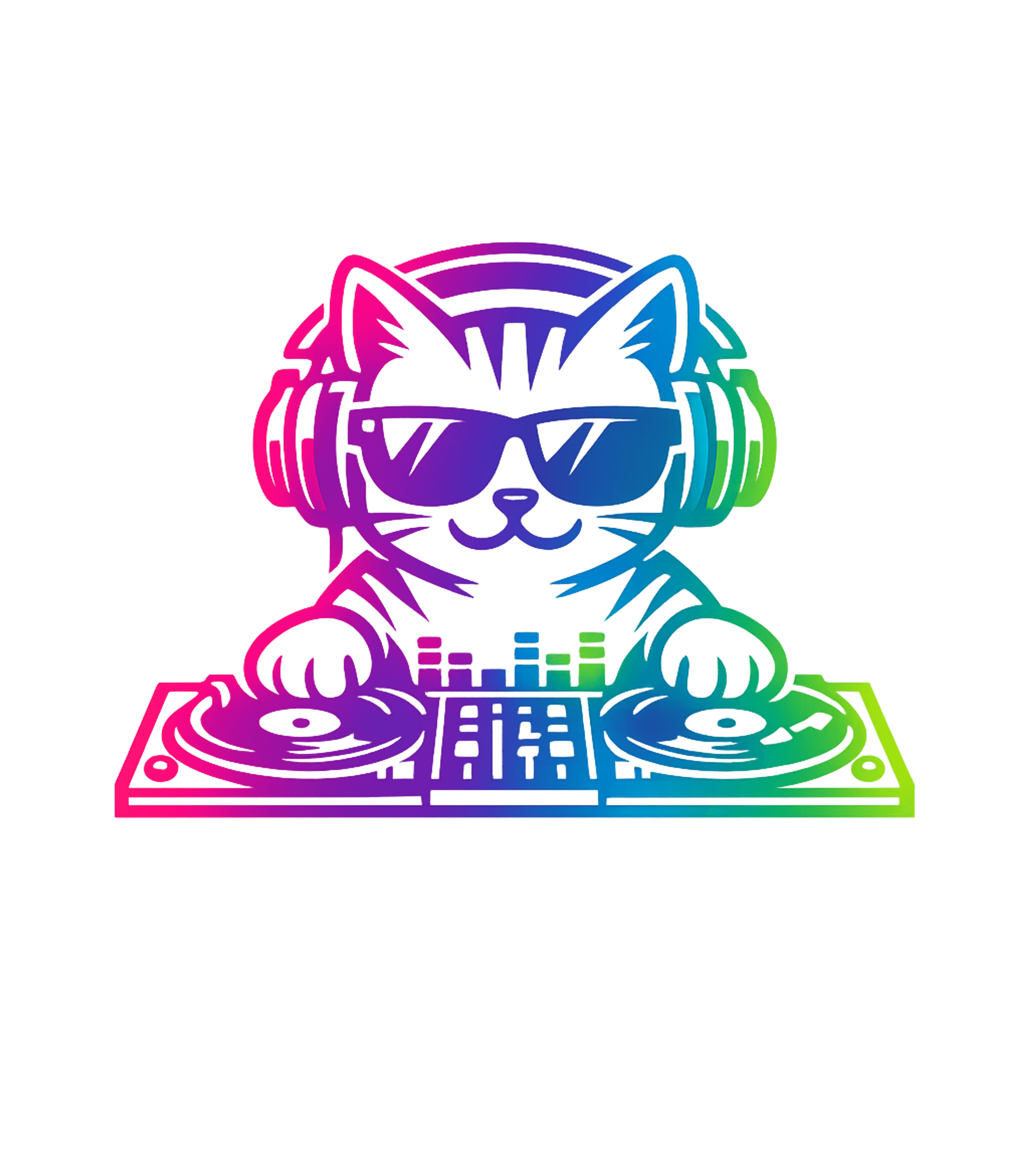 Neon DJ Cat Music Crewneck Sweatshirt featuring Get ready to spin some tunes with this vibrant DJ cat graphi – designed by Geoff Brown @ SunFrog Neon DJ Cat Music Crewneck Sweatshirt featuring Get ready to spin some tunes with this vibrant DJ cat graphi – designed by Geoff Brown @ SunFrog