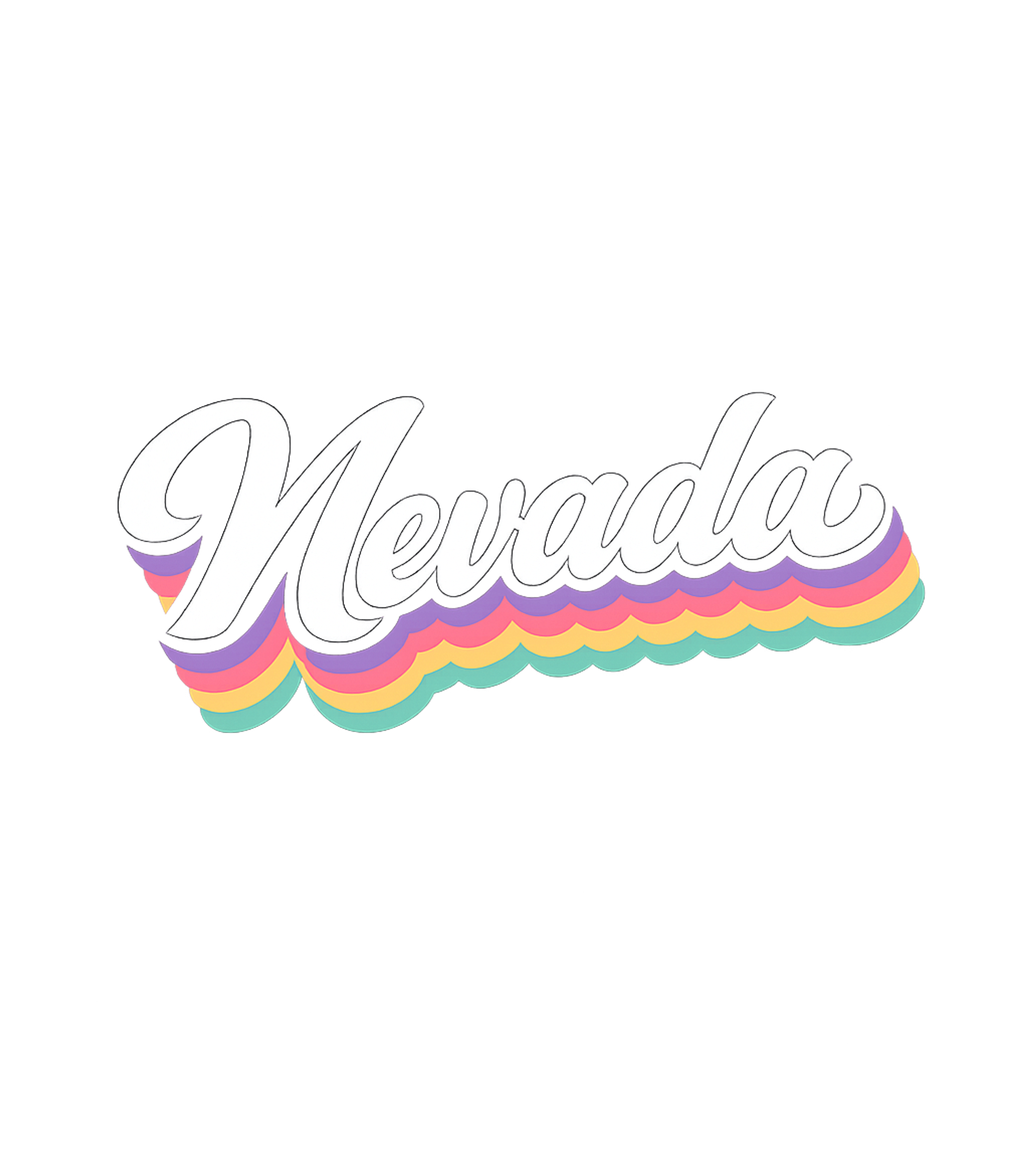 Nevada Retro Rainbow Nevada Crewneck Sweatshirt featuring Show your state pride with this groovy Nevada design, featur – designed by Geoff Brown @ SunFrog Nevada Retro Rainbow Nevada Crewneck Sweatshirt featuring Show your state pride with this groovy Nevada design, featur – designed by Geoff Brown @ SunFrog