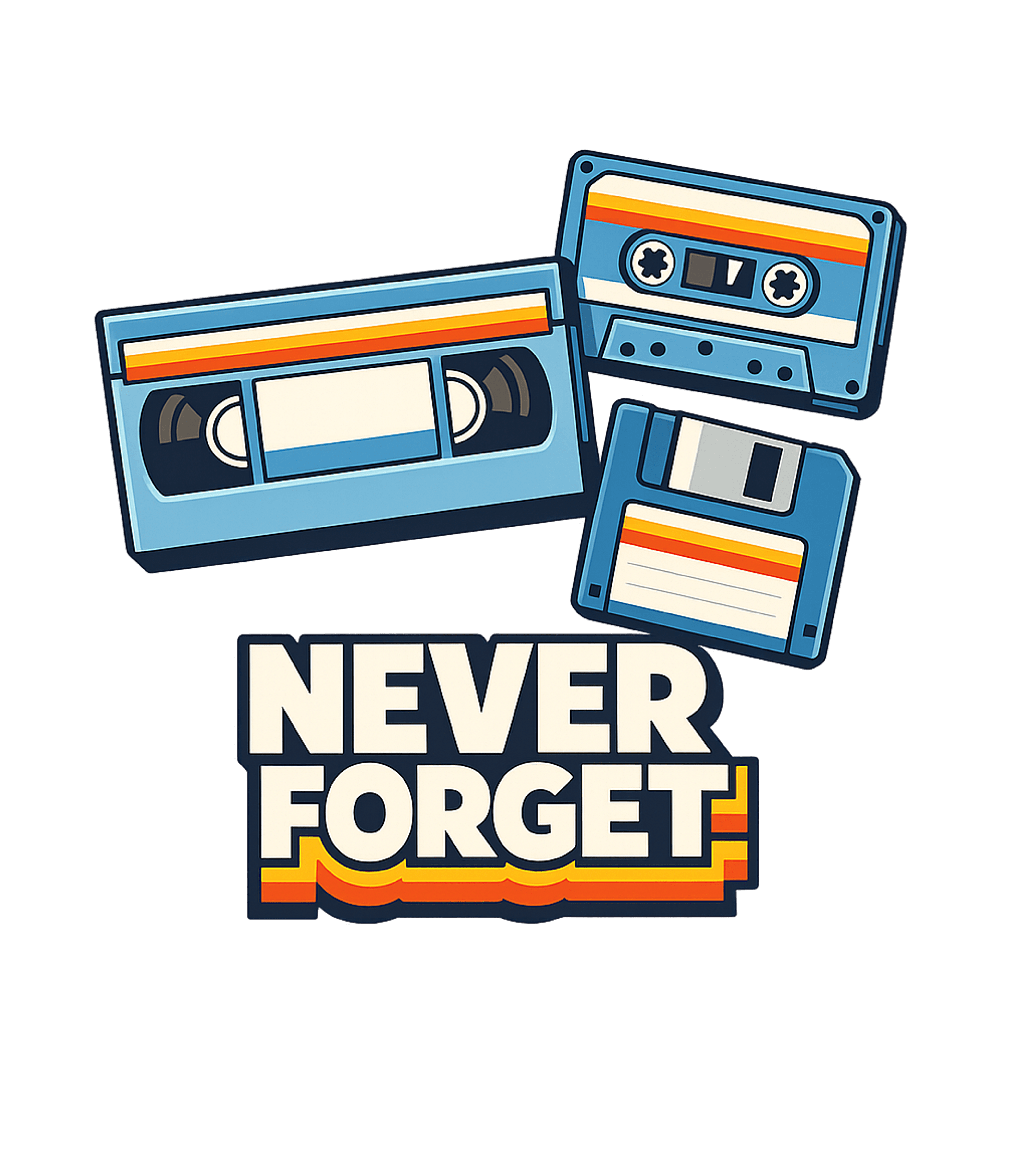 Never Forget Retro Tech Gaming Premium T-Shirt featuring Relive the golden age of media with this 'Never Forget' desi – designed by Geoff Brown @ SunFrog Never Forget Retro Tech Gaming Premium T-Shirt featuring Relive the golden age of media with this 'Never Forget' desi – designed by Geoff Brown @ SunFrog