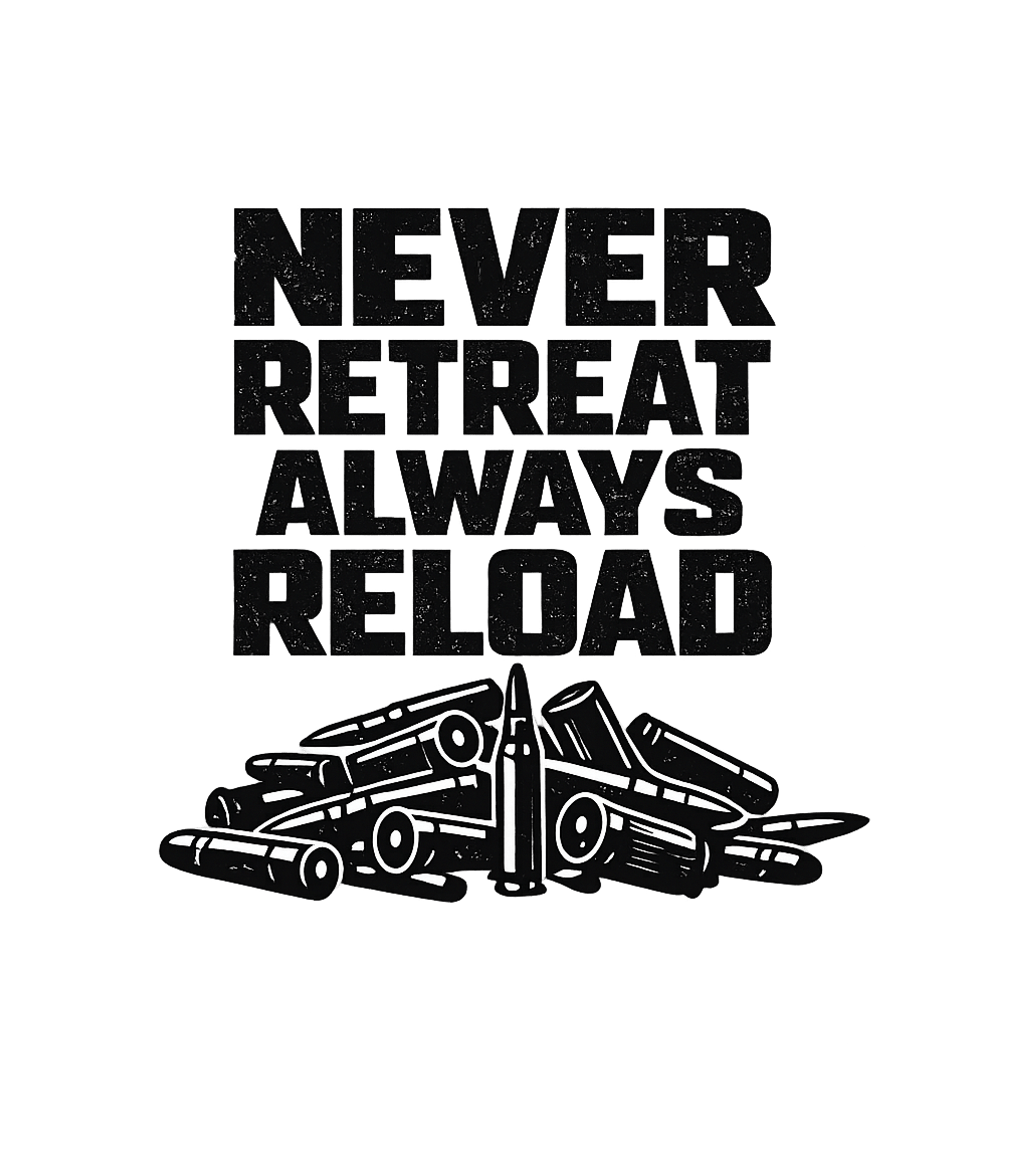 Never Retreat Reload Freedom / Constitution Crewneck Sweatshirt featuring Show your determined spirit with this bold t-shirt featuring – designed by Geoff Brown @ SunFrog Never Retreat Reload Freedom / Constitution Crewneck Sweatshirt featuring Show your determined spirit with this bold t-shirt featuring – designed by Geoff Brown @ SunFrog