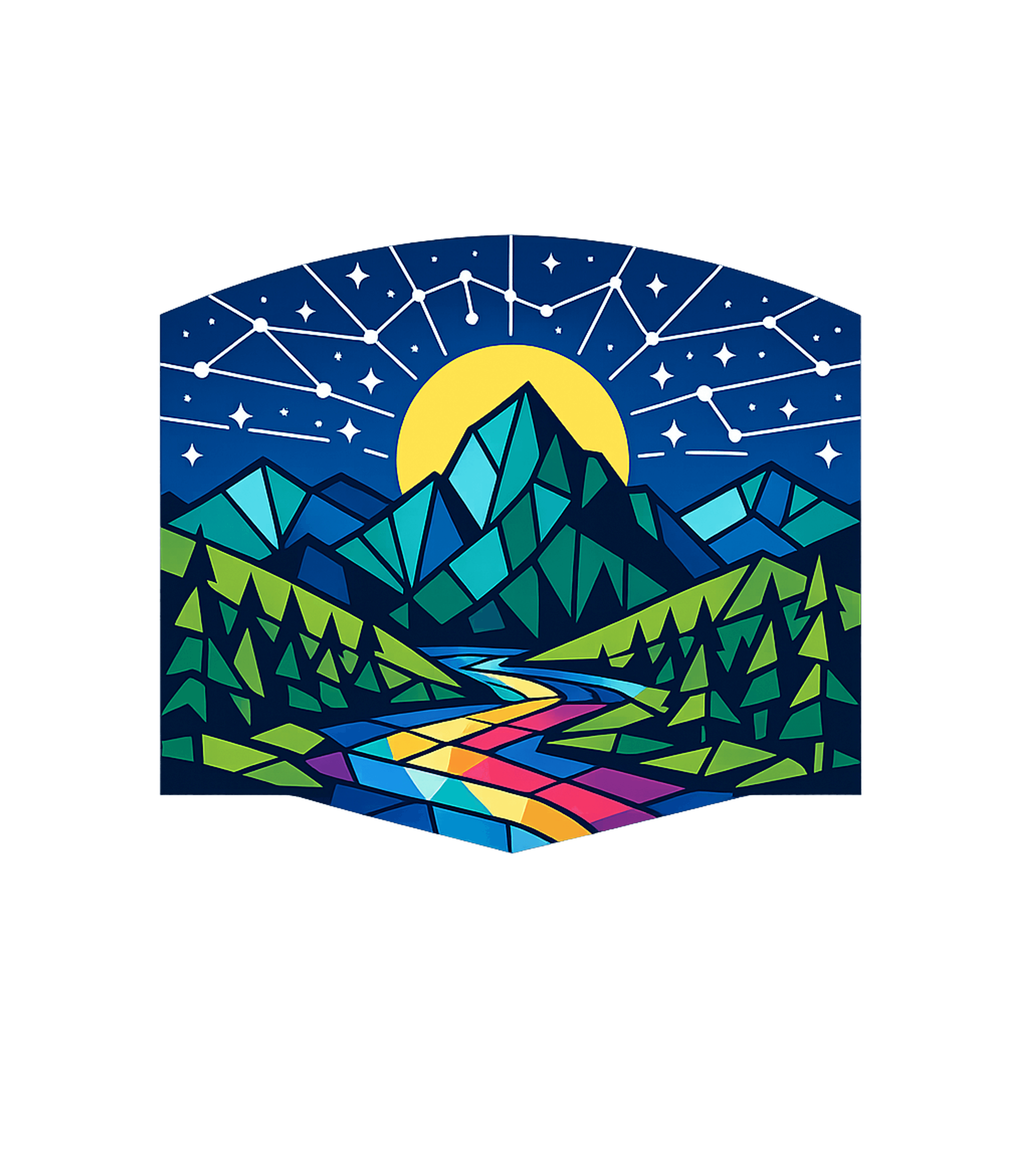 Night Sky Mountain River Camping Premium T-Shirt featuring Embrace the beauty of the outdoors with this vibrant, geomet – designed by Geoff Brown @ SunFrog Night Sky Mountain River Camping Premium T-Shirt featuring Embrace the beauty of the outdoors with this vibrant, geomet – designed by Geoff Brown @ SunFrog