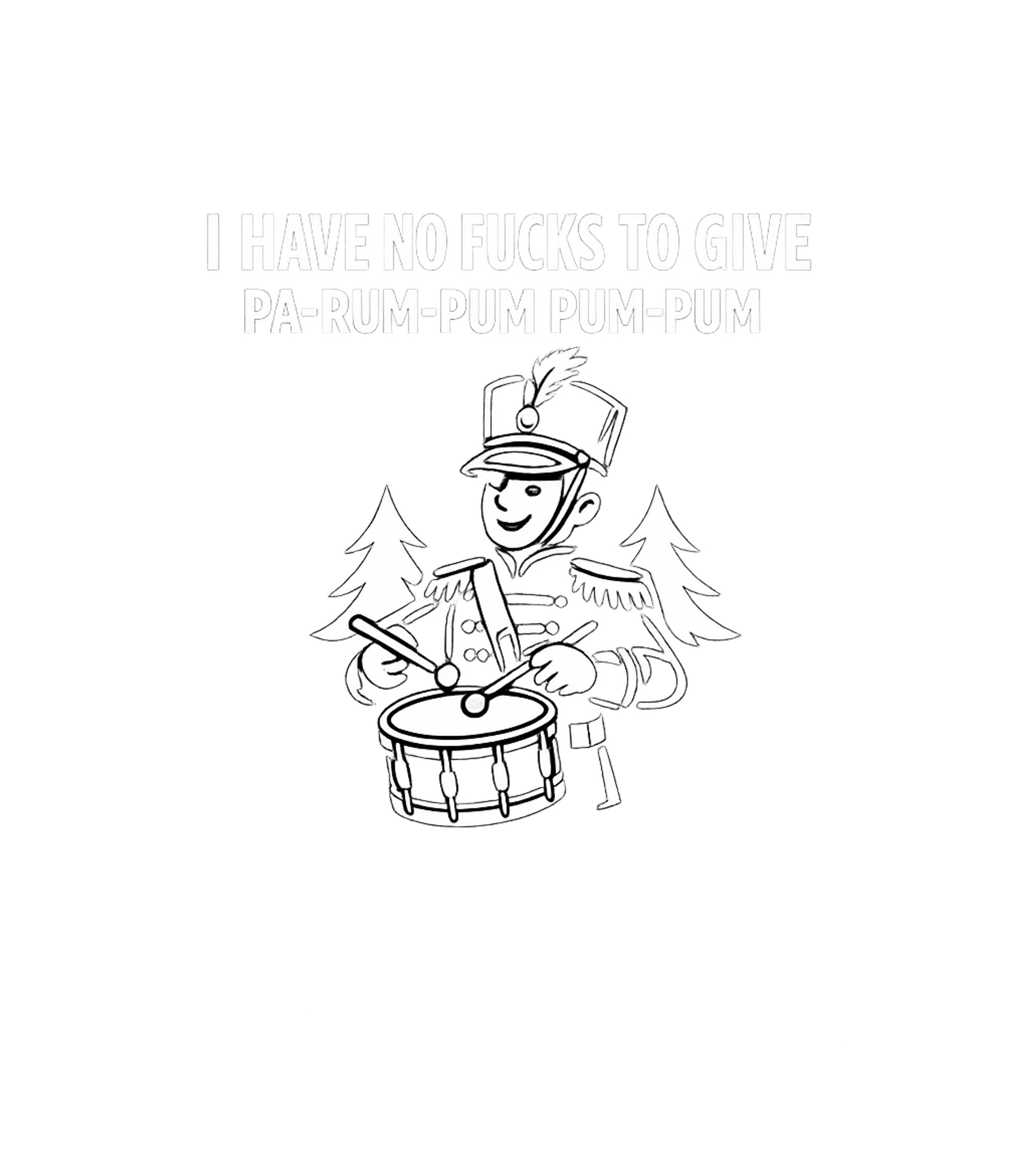 No Fucks Drummer Sarcasm Premium T-Shirt featuring This design features a sarcastic drummer boy playing his dru – designed by Geoff Brown @ SunFrog No Fucks Drummer Sarcasm Premium T-Shirt featuring This design features a sarcastic drummer boy playing his dru – designed by Geoff Brown @ SunFrog