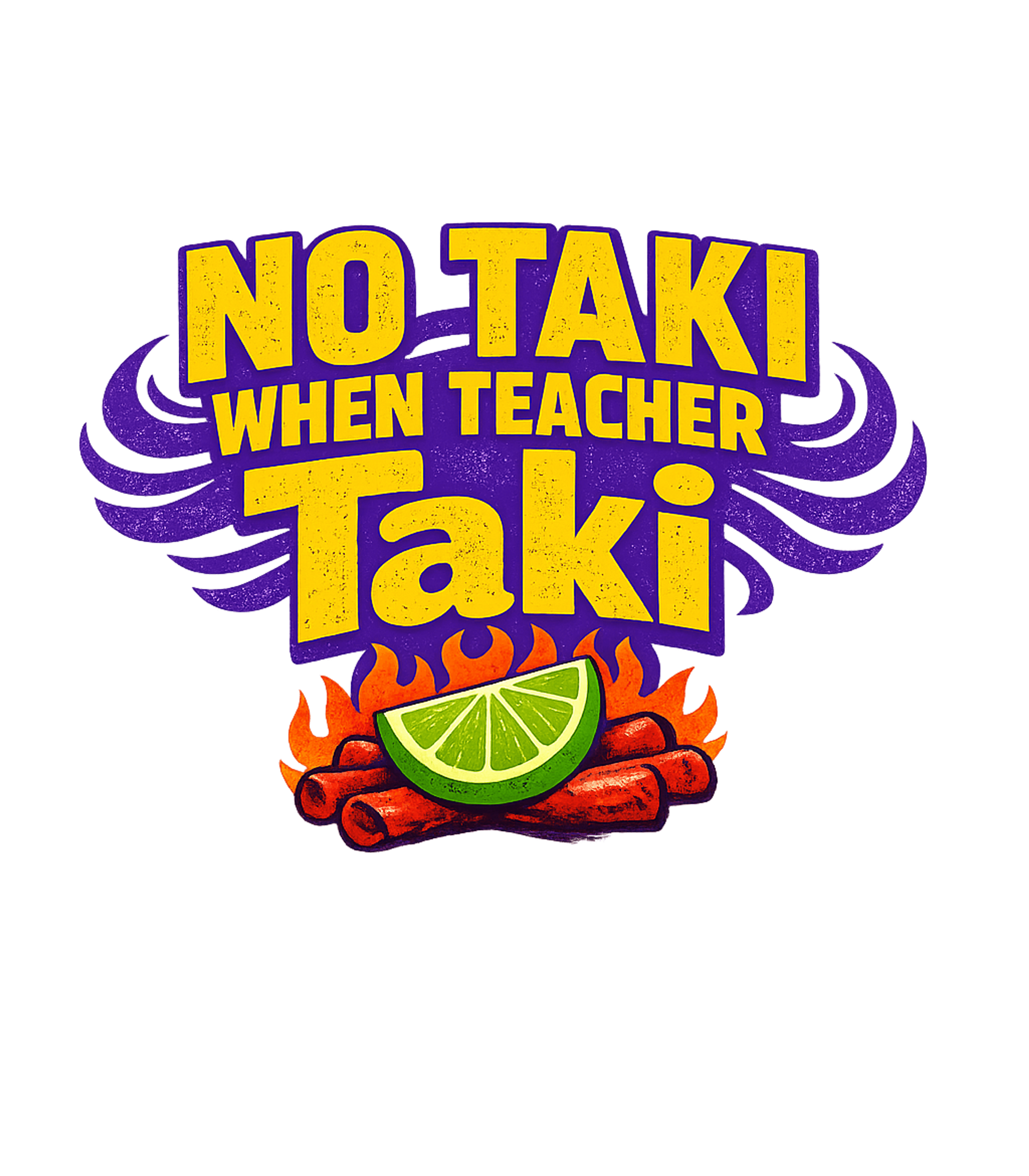 No Taki Teacher Rule Work / Office Humor Sticker featuring This vibrant graphic tee features a playful rule for the cla – designed by Geoff Brown @ SunFrog No Taki Teacher Rule Work / Office Humor Sticker featuring This vibrant graphic tee features a playful rule for the cla – designed by Geoff Brown @ SunFrog