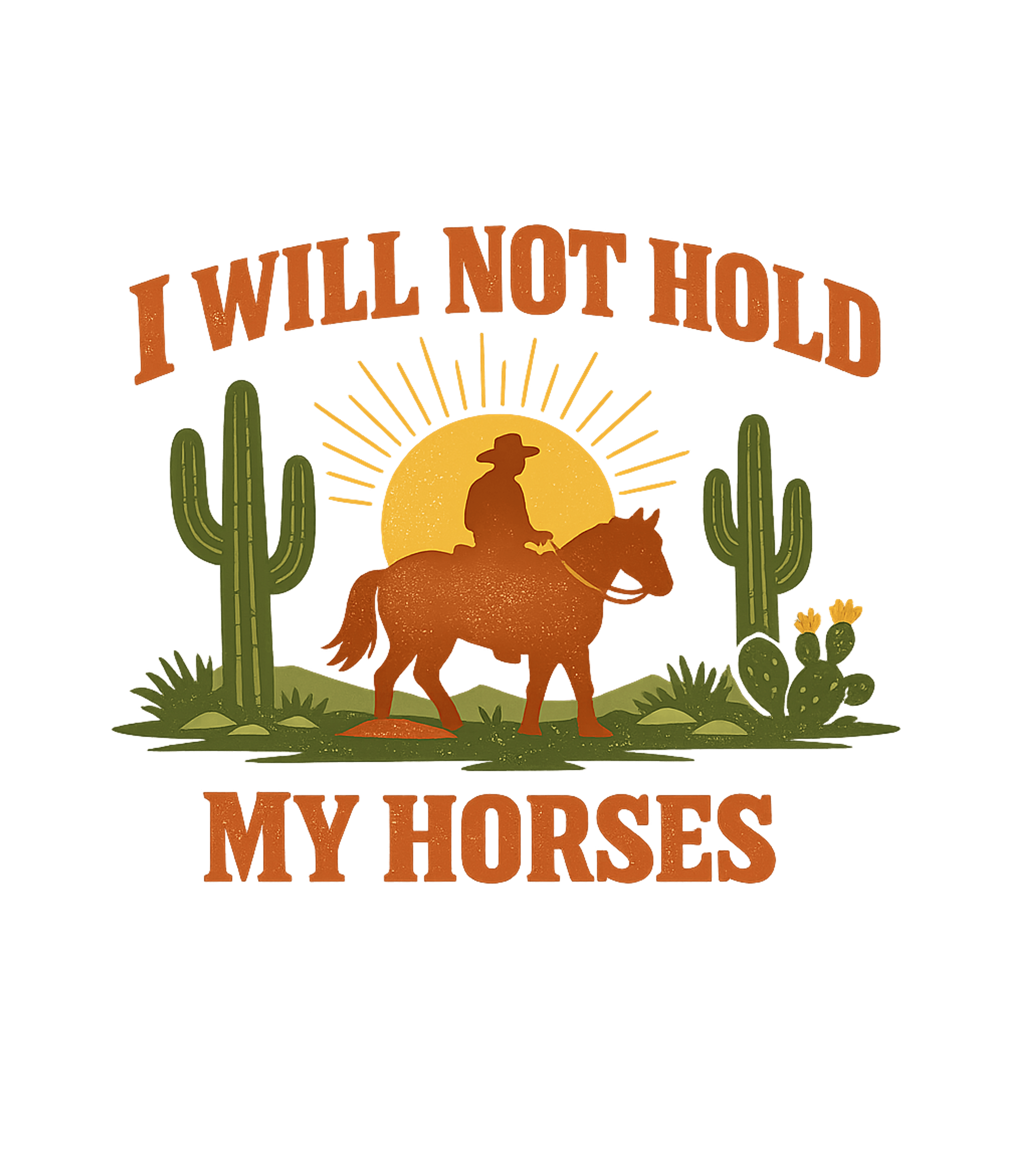 Not Holding Horses Horses Premium T-Shirt featuring Embrace your wild side with this retro-inspired Western grap – designed by Geoff Brown @ SunFrog Not Holding Horses Horses Premium T-Shirt featuring Embrace your wild side with this retro-inspired Western grap – designed by Geoff Brown @ SunFrog