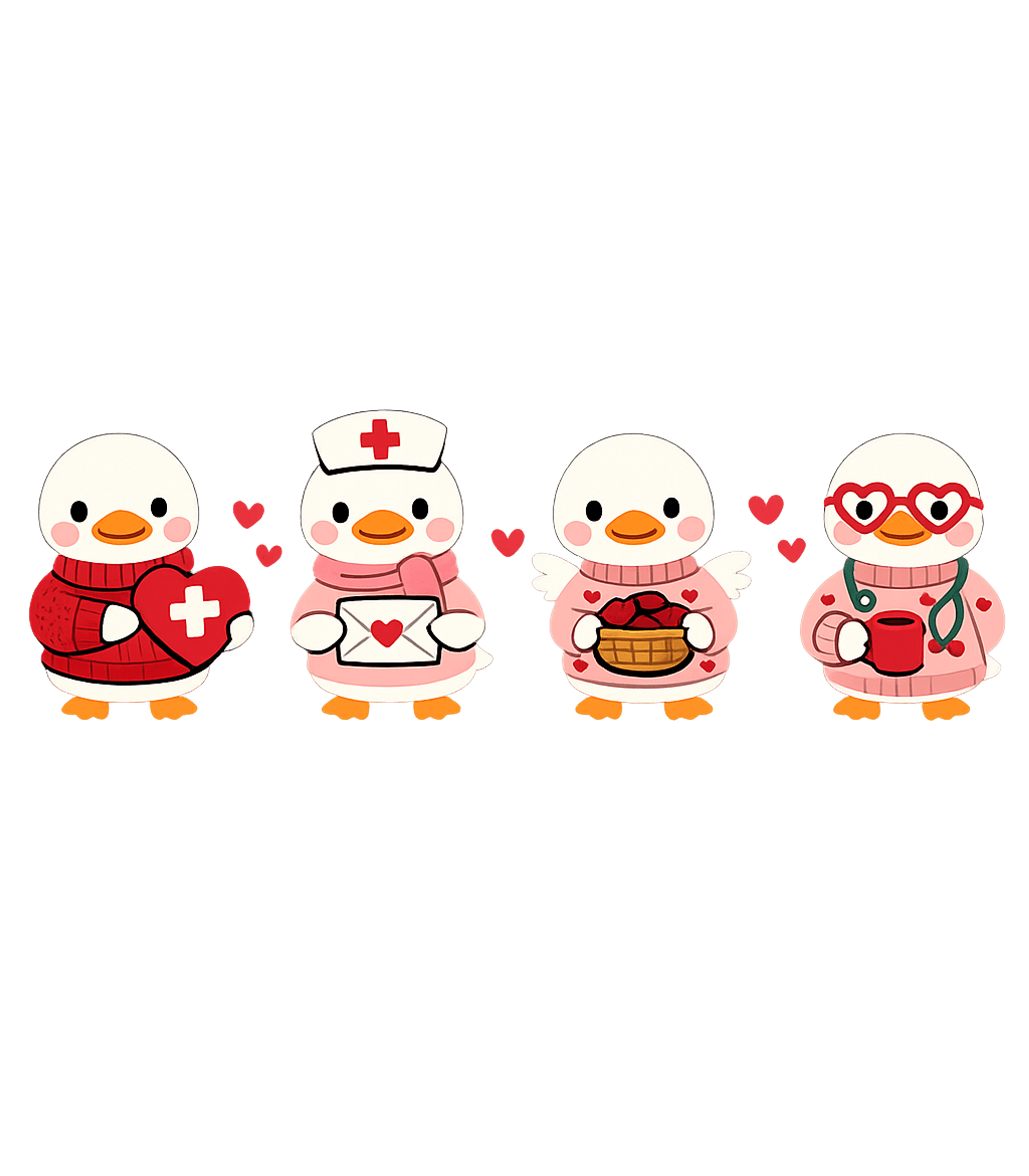 Nurse Valentine Ducks Nurse Crewneck Sweatshirt featuring Celebrate healthcare heroes with this adorable design featur – designed by Geoff Brown @ SunFrog Nurse Valentine Ducks Nurse Crewneck Sweatshirt featuring Celebrate healthcare heroes with this adorable design featur – designed by Geoff Brown @ SunFrog