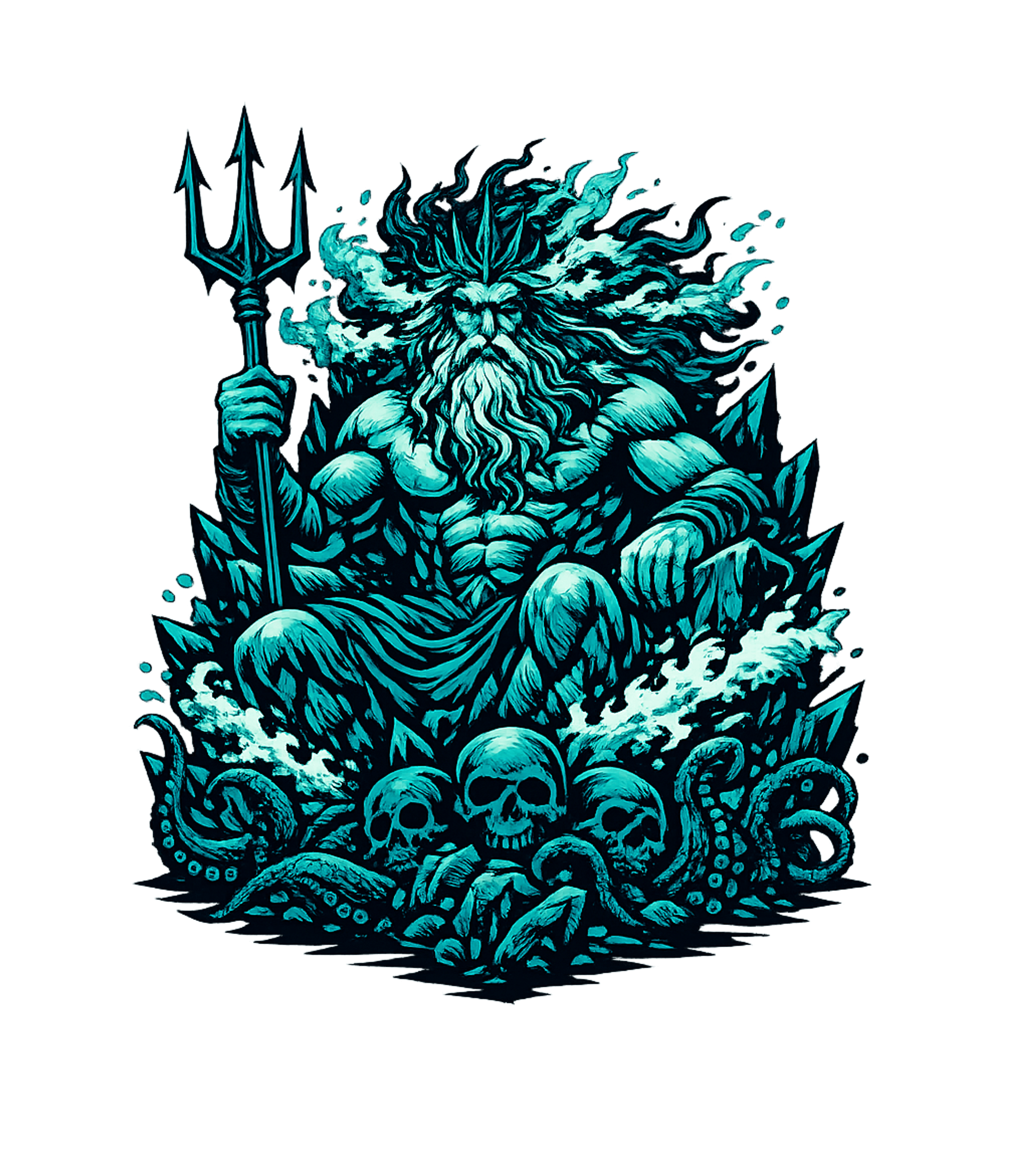 Ocean Lord Deity Gaming Crewneck Sweatshirt featuring Command the depths with this powerful dark fantasy artwork f – designed by Geoff Brown @ SunFrog Ocean Lord Deity Gaming Crewneck Sweatshirt featuring Command the depths with this powerful dark fantasy artwork f – designed by Geoff Brown @ SunFrog