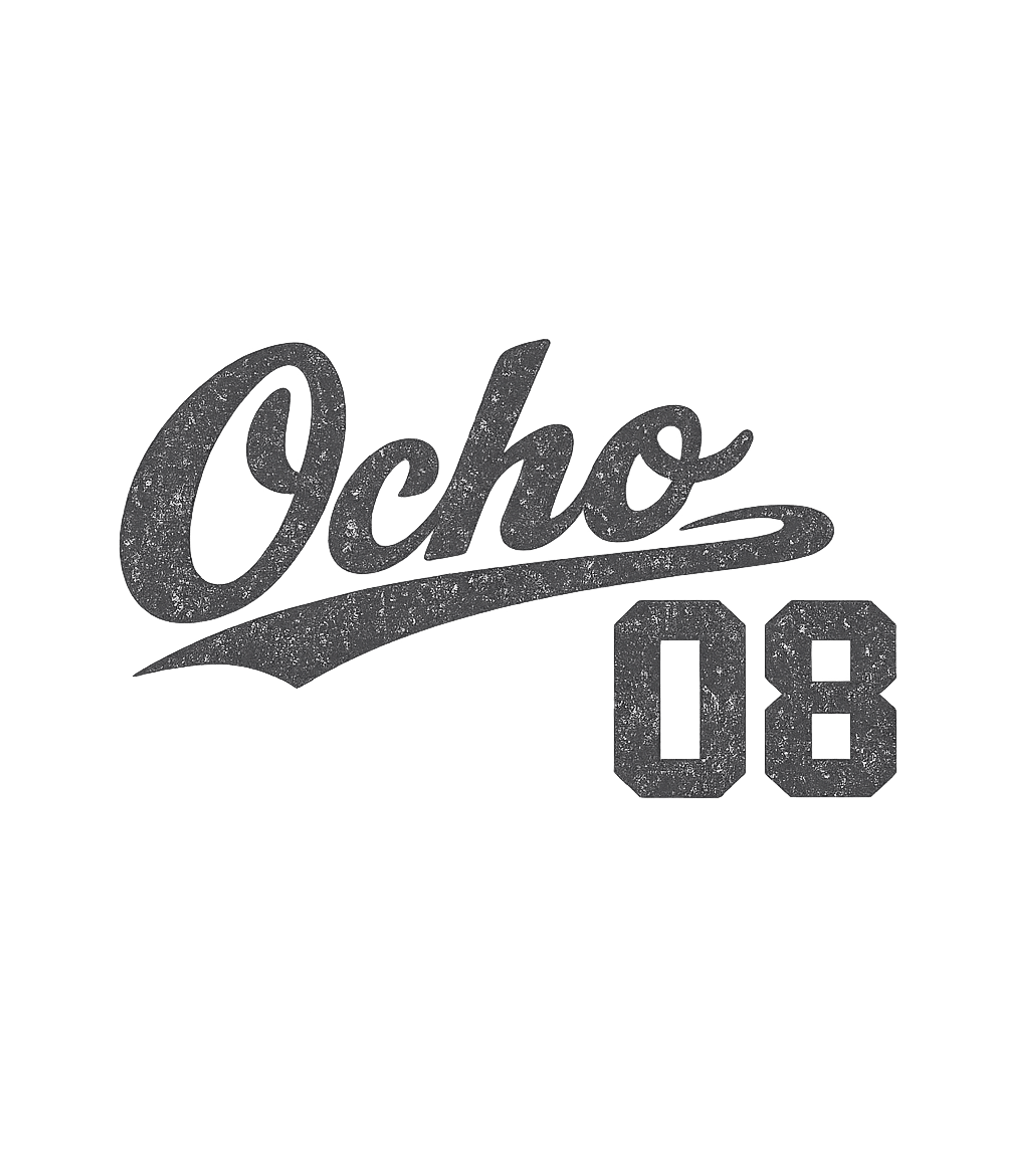 Ocho 08 Retro Sports Football Premium T-Shirt featuring Celebrate the number eight with this distressed 'Ocho 08' gr – designed by Geoff Brown @ SunFrog Ocho 08 Retro Sports Football Premium T-Shirt featuring Celebrate the number eight with this distressed 'Ocho 08' gr – designed by Geoff Brown @ SunFrog