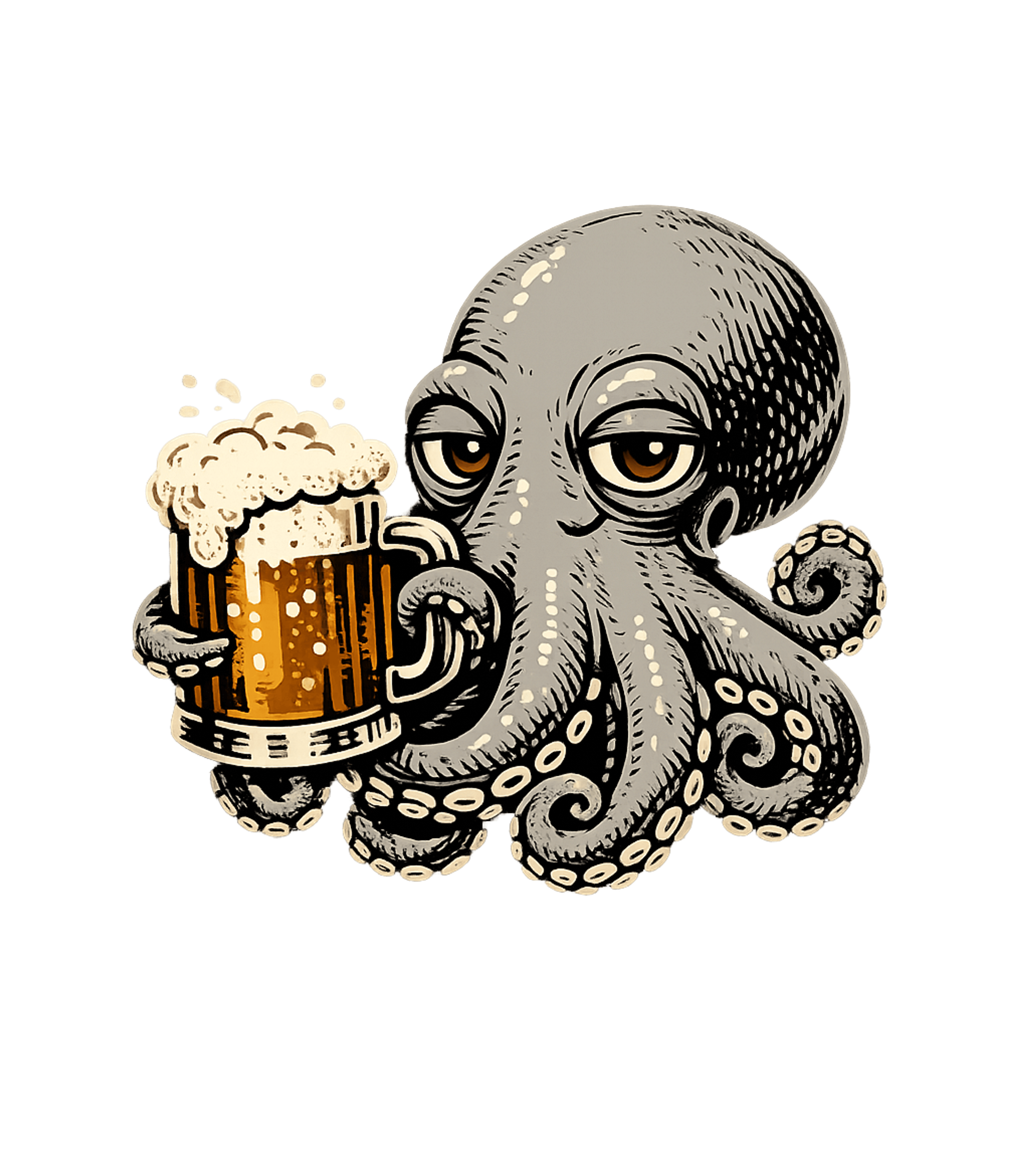 Octopus Beer Time Dad Jokes Premium T-Shirt featuring Dive into relaxation with this humorous t-shirt featuring a – designed by Geoff Brown @ SunFrog Octopus Beer Time Dad Jokes Premium T-Shirt featuring Dive into relaxation with this humorous t-shirt featuring a – designed by Geoff Brown @ SunFrog
