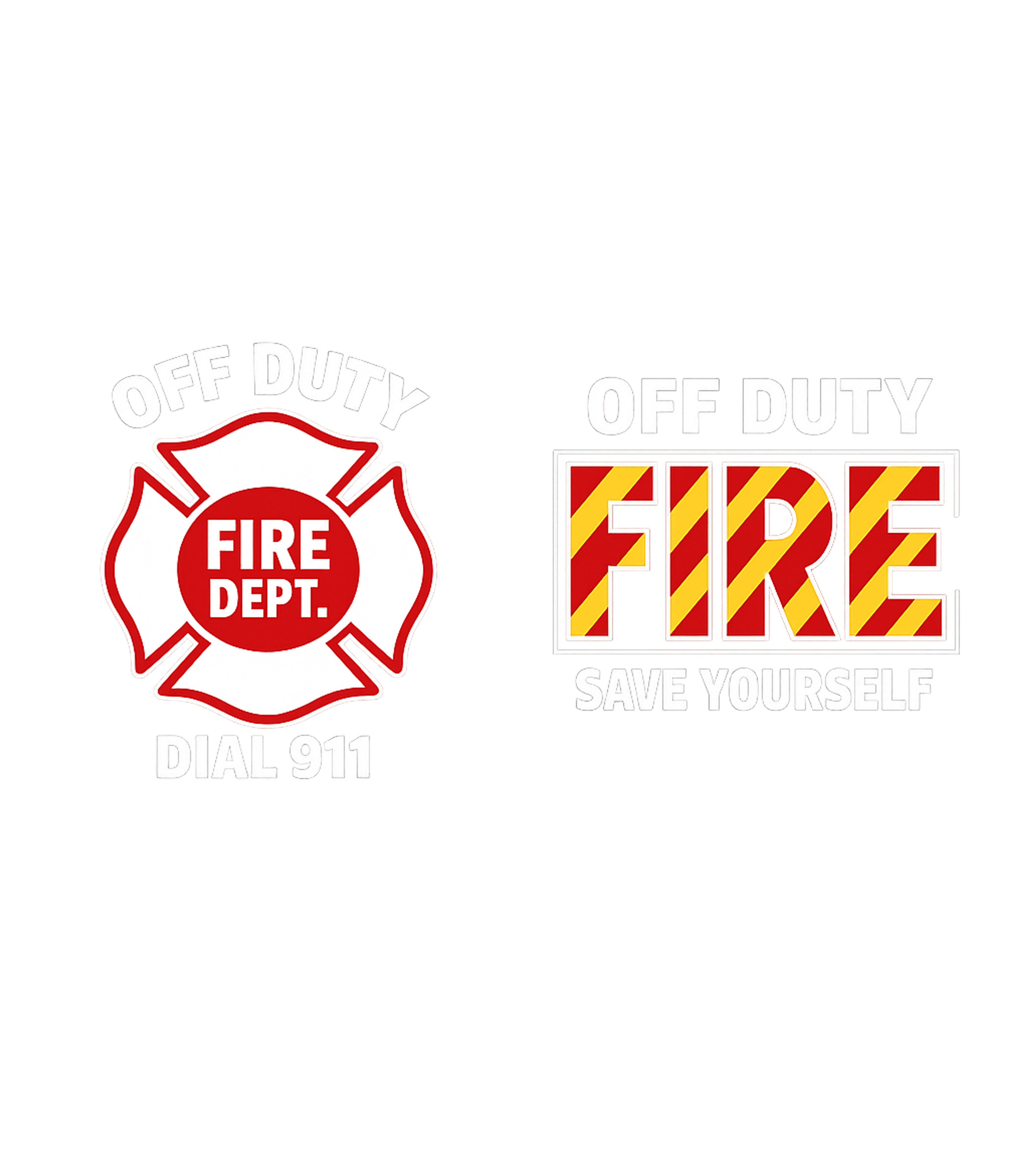 Off Duty Firefighter Firefighter Premium T-Shirt featuring This humorous graphic features two distinct 'Off Duty Fire' – designed by Geoff Brown @ SunFrog Off Duty Firefighter Firefighter Premium T-Shirt featuring This humorous graphic features two distinct 'Off Duty Fire' – designed by Geoff Brown @ SunFrog