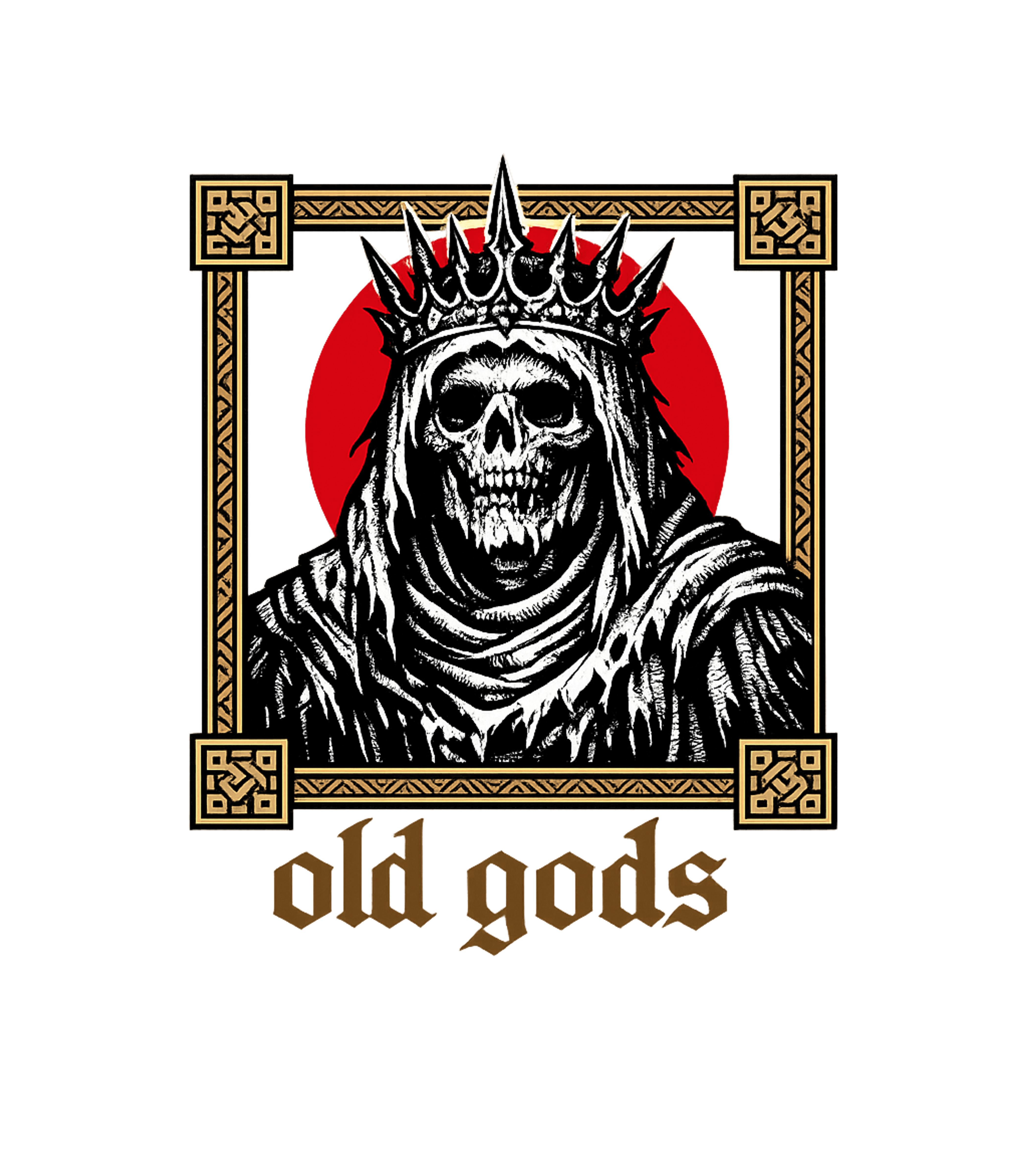 Old Gods Crowned Skull halloween Hooded Sweatshirt featuring Embrace the ancient power with this striking Old Gods graphi – designed by Geoff Brown @ SunFrog Old Gods Crowned Skull halloween Hooded Sweatshirt featuring Embrace the ancient power with this striking Old Gods graphi – designed by Geoff Brown @ SunFrog