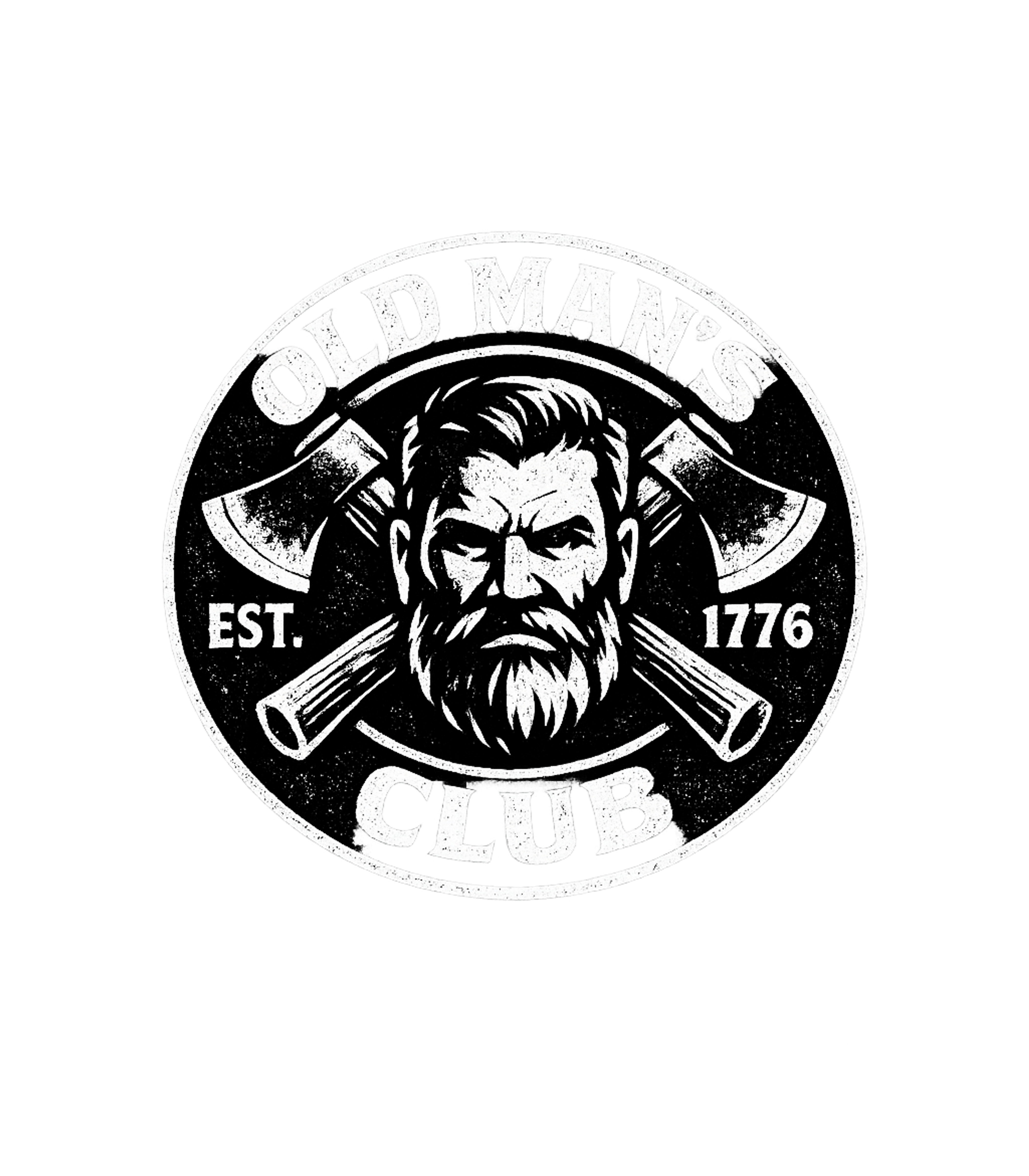 Old Man's Club 1776 Hunting Premium T-Shirt featuring This rugged design features a stern, bearded man with crosse – designed by Geoff Brown @ SunFrog Old Man's Club 1776 Hunting Premium T-Shirt featuring This rugged design features a stern, bearded man with crosse – designed by Geoff Brown @ SunFrog