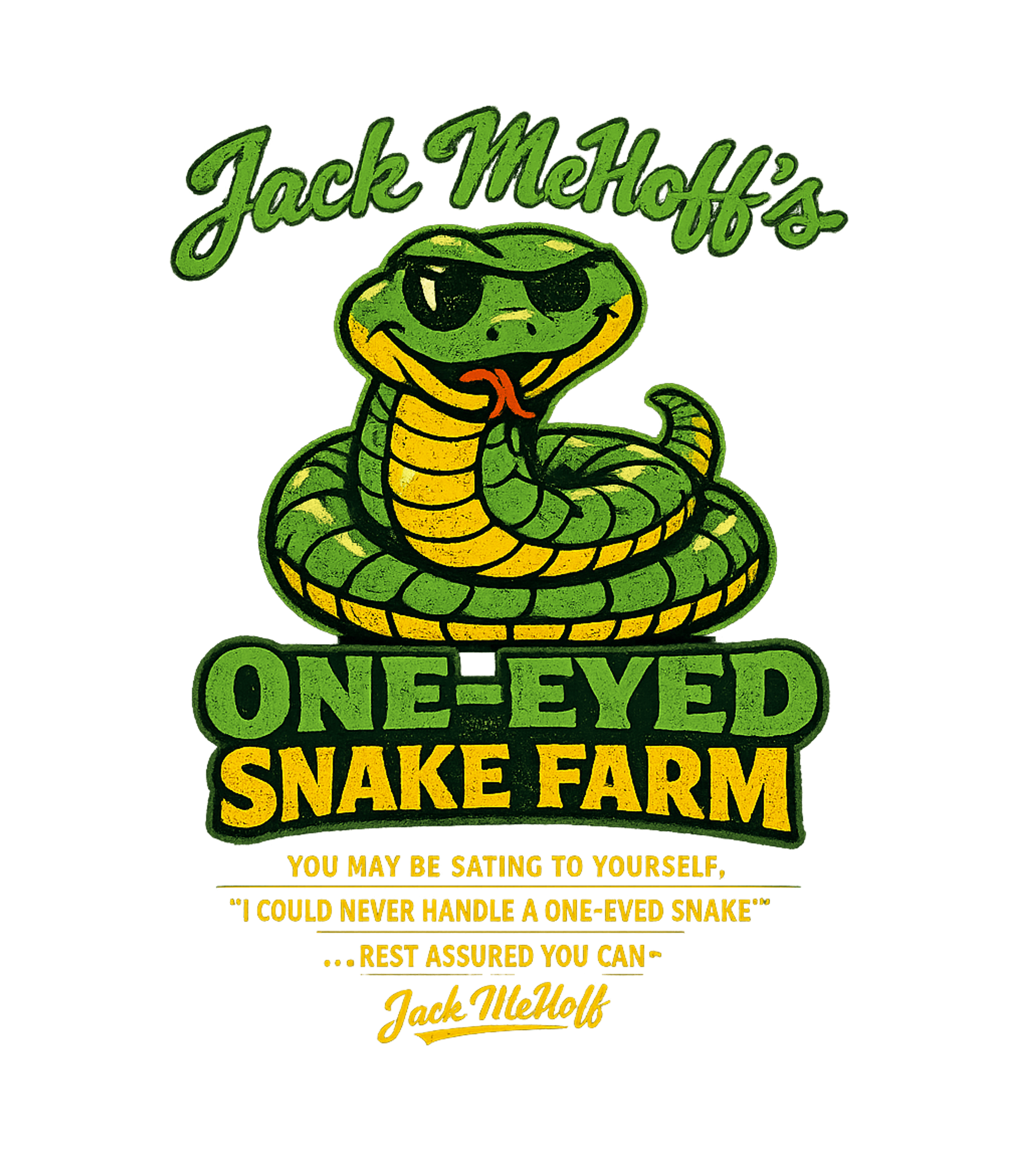 One-Eyed Snake Farm Sarcasm Premium T-Shirt featuring Show off your playful side with this cheeky tee featuring a – designed by Geoff Brown @ SunFrog One-Eyed Snake Farm Sarcasm Premium T-Shirt featuring Show off your playful side with this cheeky tee featuring a – designed by Geoff Brown @ SunFrog