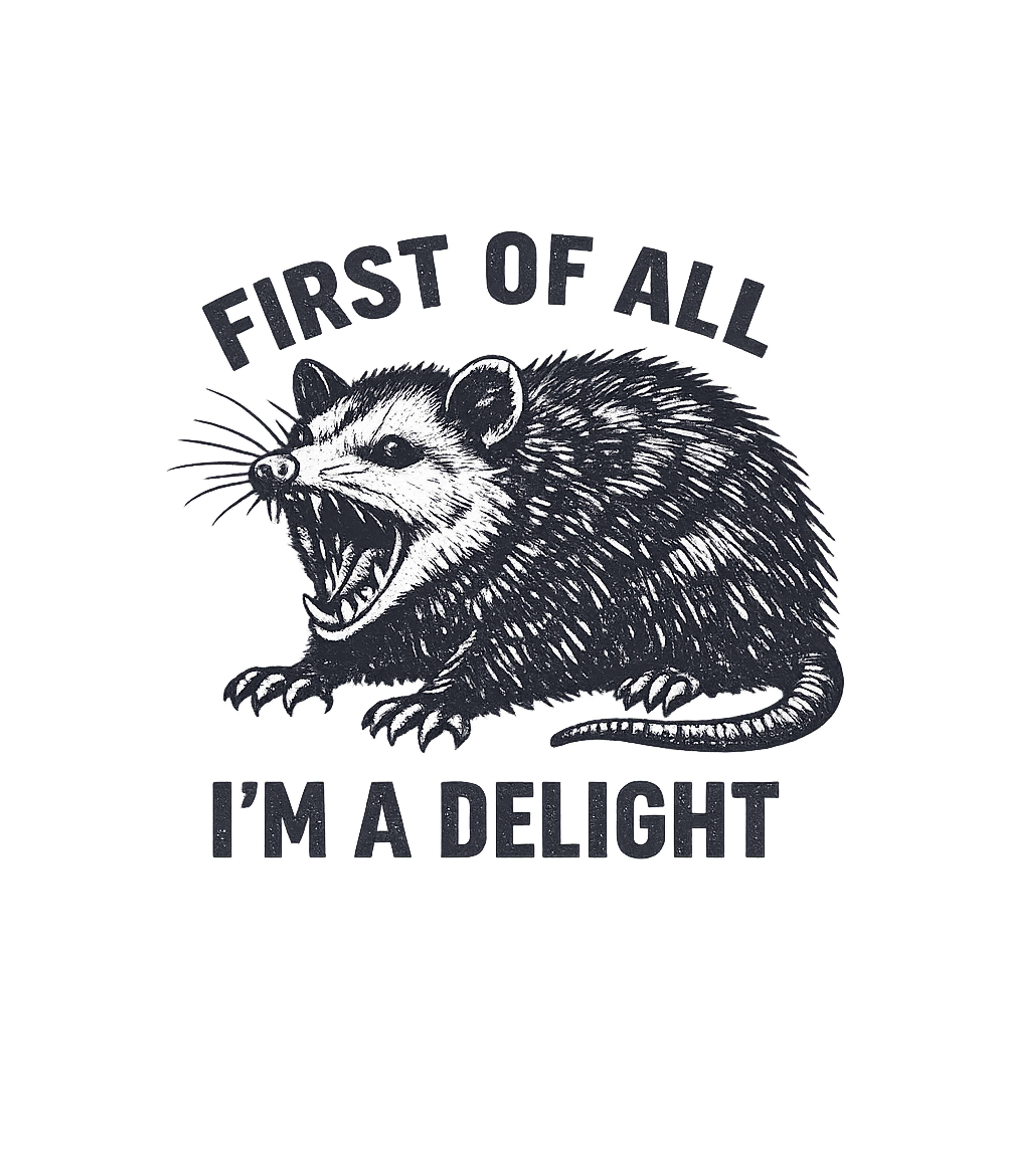 Opossum I'm a Delight Sarcasm Premium T-Shirt featuring Show off your delightfully sarcastic side with this graphic – designed by Geoff Brown @ SunFrog Opossum I'm a Delight Sarcasm Premium T-Shirt featuring Show off your delightfully sarcastic side with this graphic – designed by Geoff Brown @ SunFrog