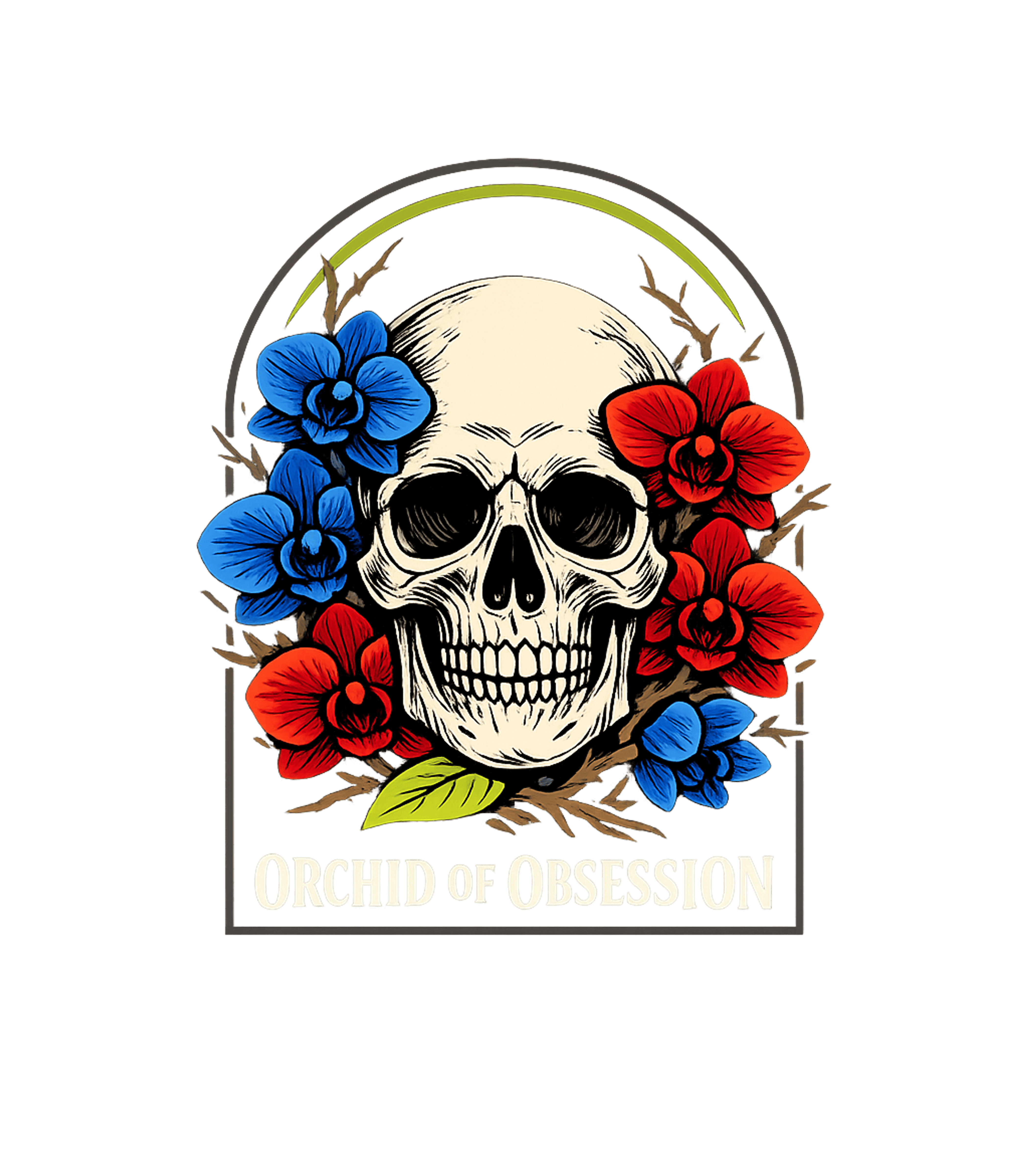 Orchid Skull Obsession halloween Premium T-Shirt featuring Embrace a blend of beauty and darkness with this striking gr – designed by Geoff Brown @ SunFrog Orchid Skull Obsession halloween Premium T-Shirt featuring Embrace a blend of beauty and darkness with this striking gr – designed by Geoff Brown @ SunFrog