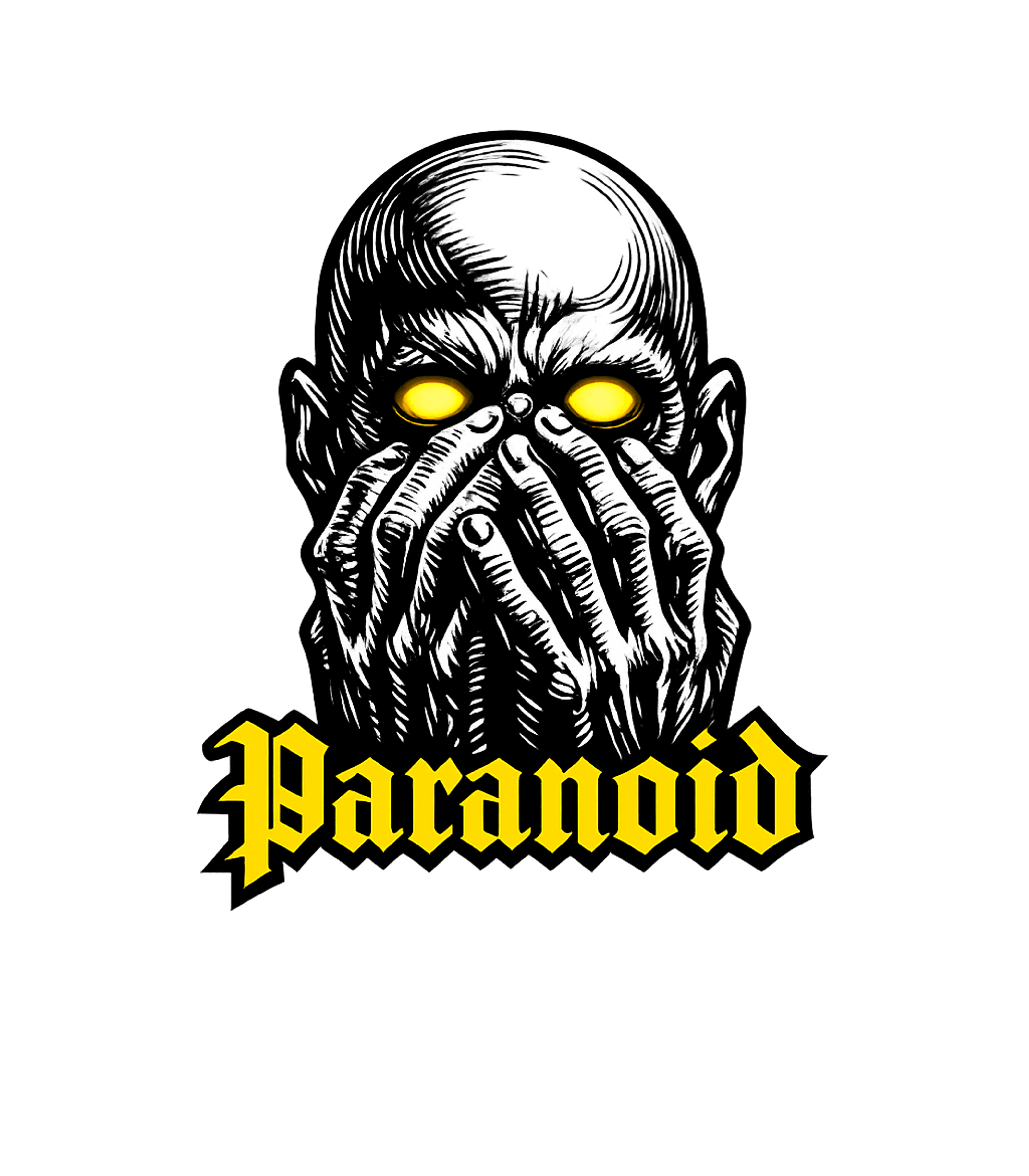 Paranoid Dark Art Music Crewneck Sweatshirt featuring Embrace a striking dark aesthetic with this graphic tee feat – designed by Geoff Brown @ SunFrog Paranoid Dark Art Music Crewneck Sweatshirt featuring Embrace a striking dark aesthetic with this graphic tee feat – designed by Geoff Brown @ SunFrog