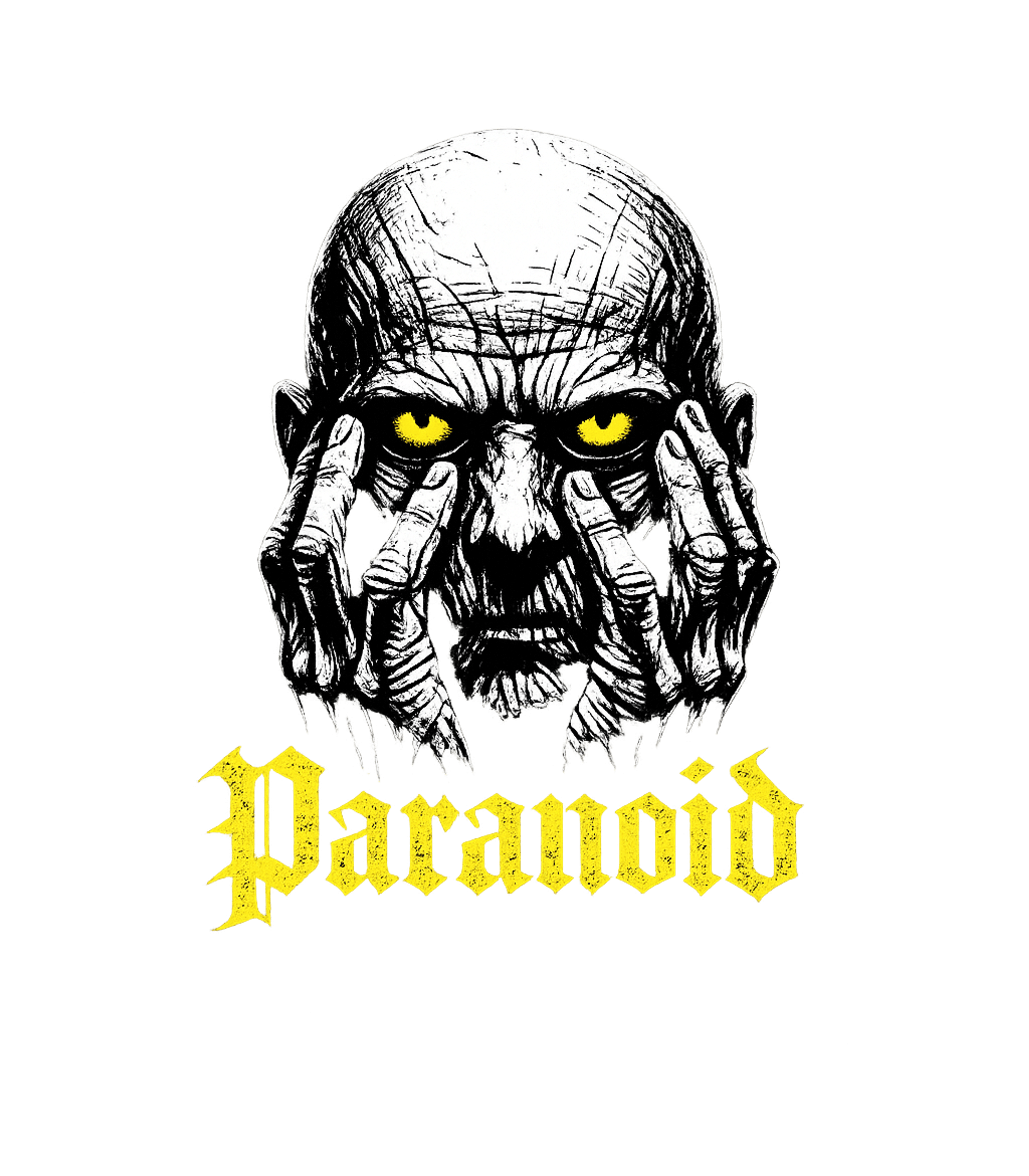 Paranoid Skull Art Music Crewneck Sweatshirt featuring Embrace the unsettling with this stark, black and white grap – designed by Geoff Brown @ SunFrog Paranoid Skull Art Music Crewneck Sweatshirt featuring Embrace the unsettling with this stark, black and white grap – designed by Geoff Brown @ SunFrog