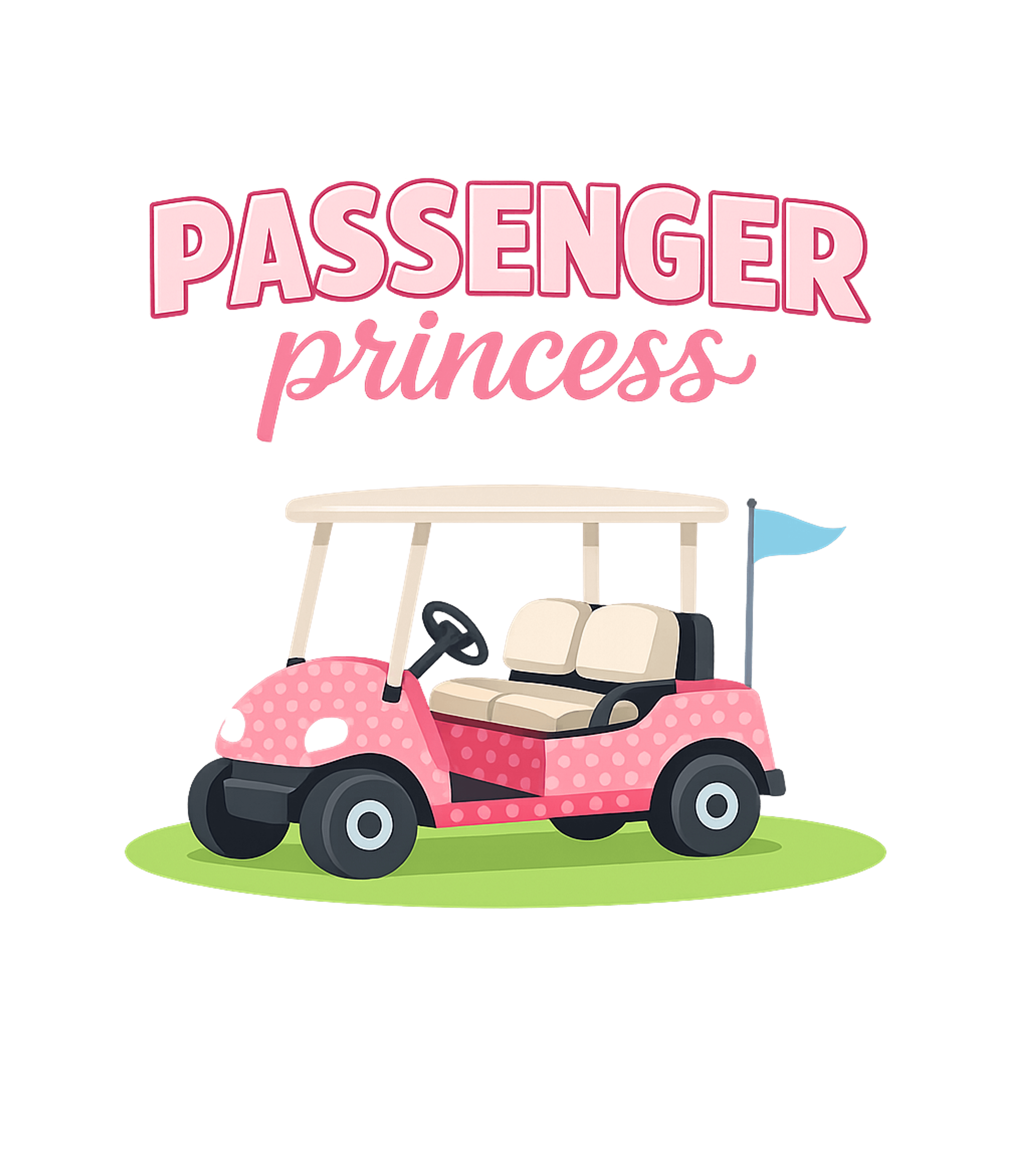 Passenger Princess Golf Cart Golf Premium T-Shirt featuring Embrace your royal ride with this adorable design featuring – designed by Geoff Brown @ SunFrog Passenger Princess Golf Cart Golf Premium T-Shirt featuring Embrace your royal ride with this adorable design featuring – designed by Geoff Brown @ SunFrog