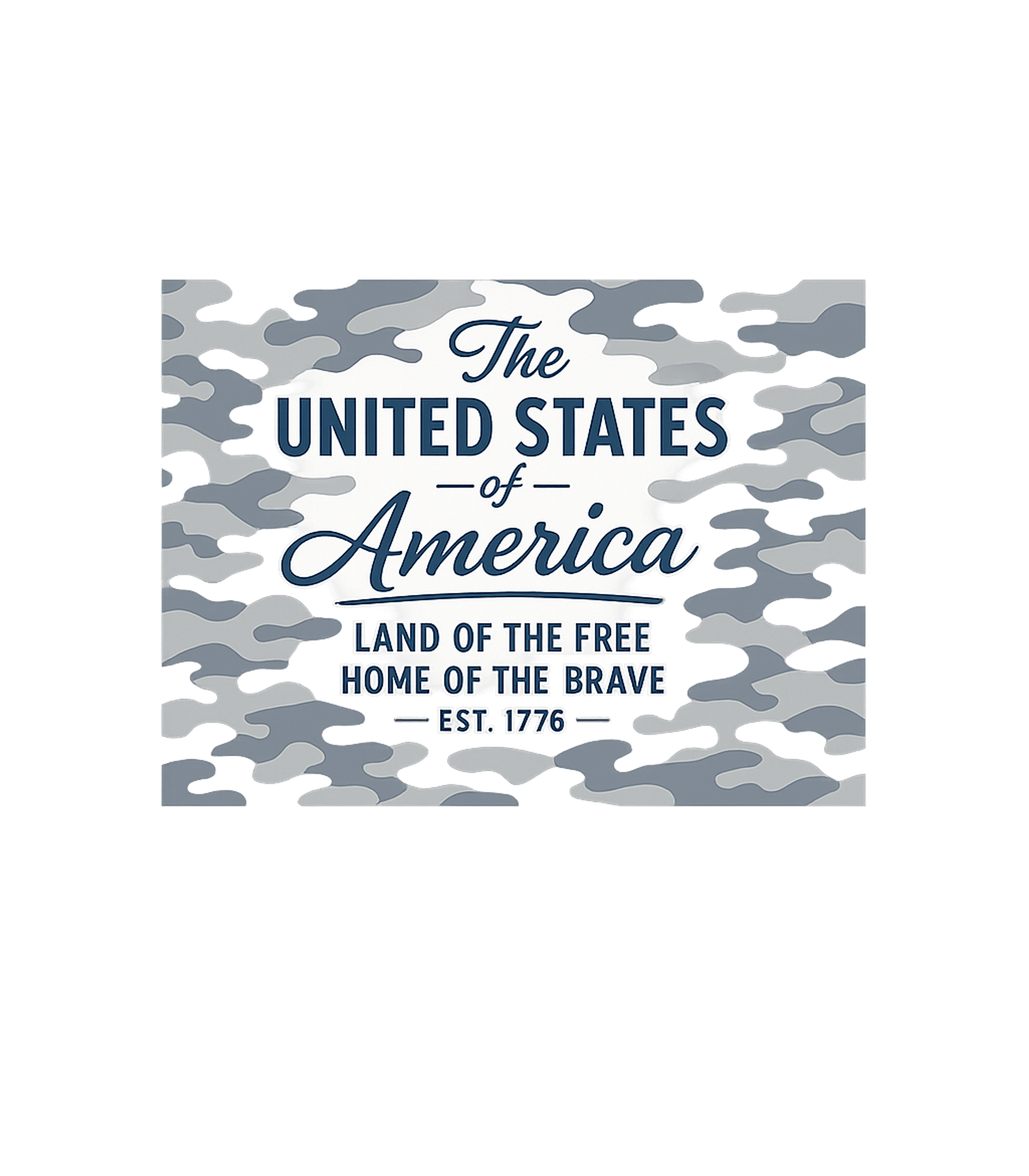 Patriotic Camo America Freedom / Constitution Crewneck Sweatshirt featuring This patriotic graphic features the 'United States of Americ – designed by Geoff Brown @ SunFrog Patriotic Camo America Freedom / Constitution Crewneck Sweatshirt featuring This patriotic graphic features the 'United States of Americ – designed by Geoff Brown @ SunFrog