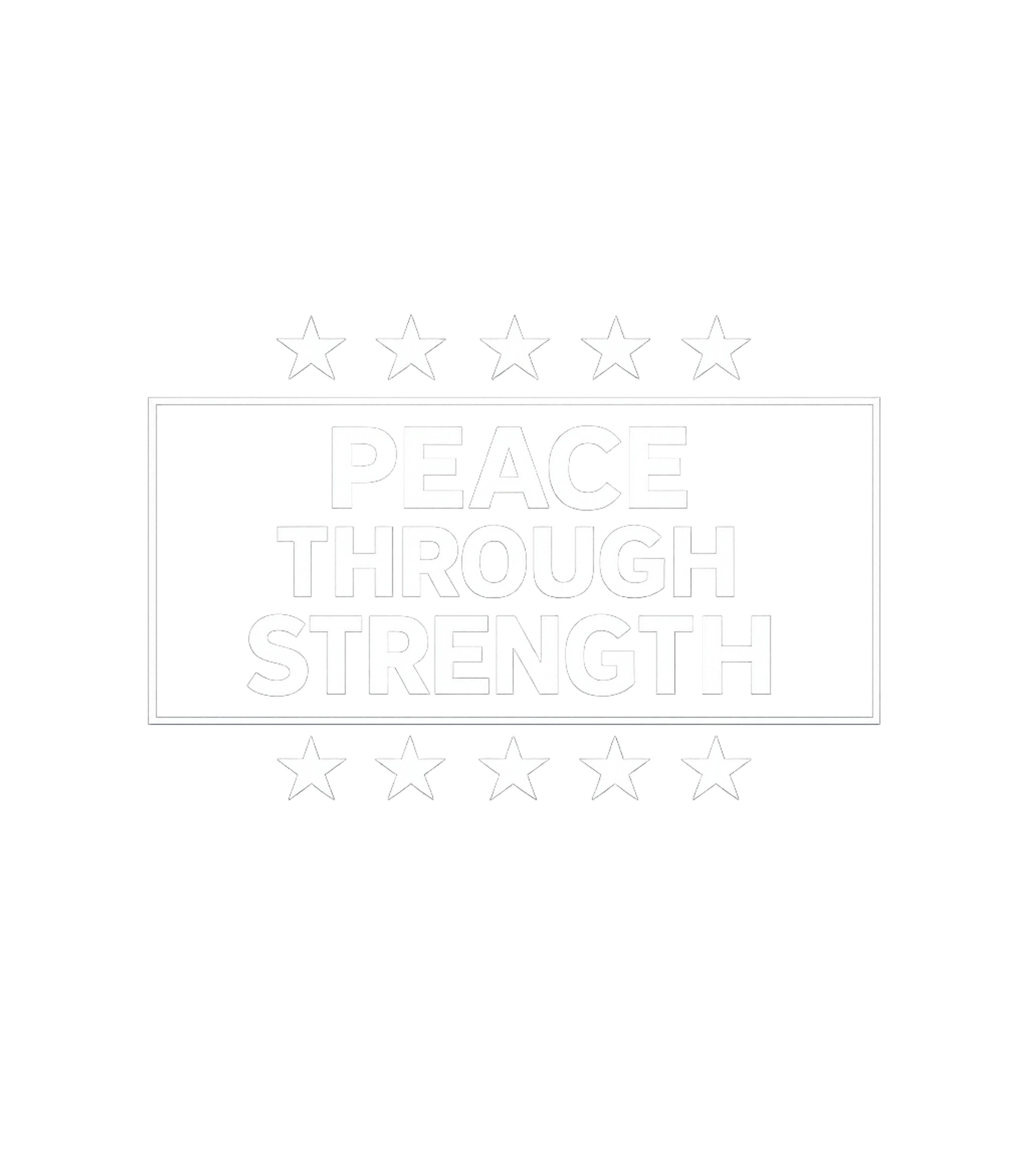Peace Through Strength Military Pride Premium T-Shirt featuring Display a powerful message with this bold 'Peace Through Str – designed by Geoff Brown @ SunFrog Peace Through Strength Military Pride Premium T-Shirt featuring Display a powerful message with this bold 'Peace Through Str – designed by Geoff Brown @ SunFrog