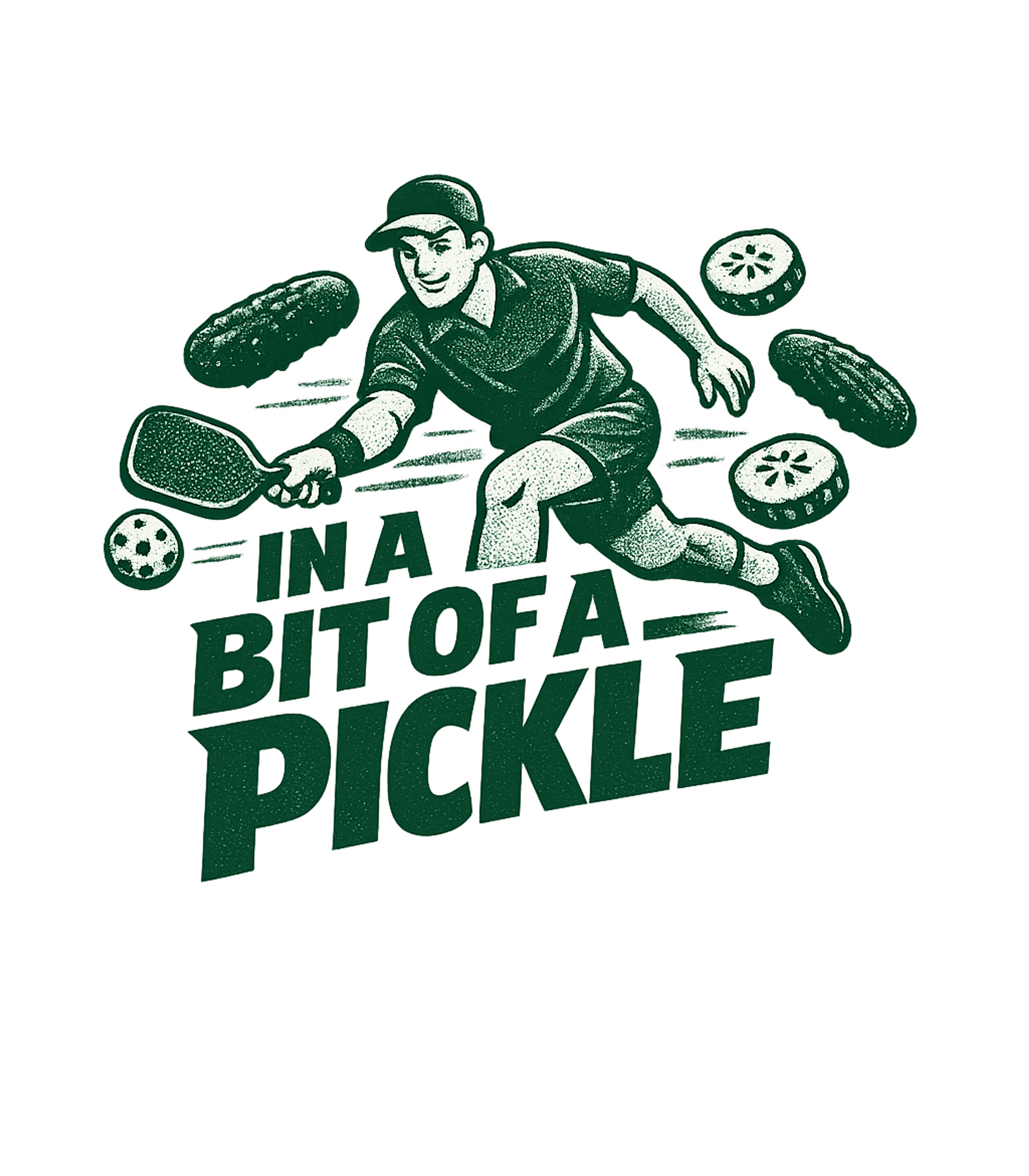 Pickleball Pickle Pun Fitness Premium T-Shirt featuring Celebrate your love for pickleball and clever puns with this – designed by Geoff Brown @ SunFrog Pickleball Pickle Pun Fitness Premium T-Shirt featuring Celebrate your love for pickleball and clever puns with this – designed by Geoff Brown @ SunFrog