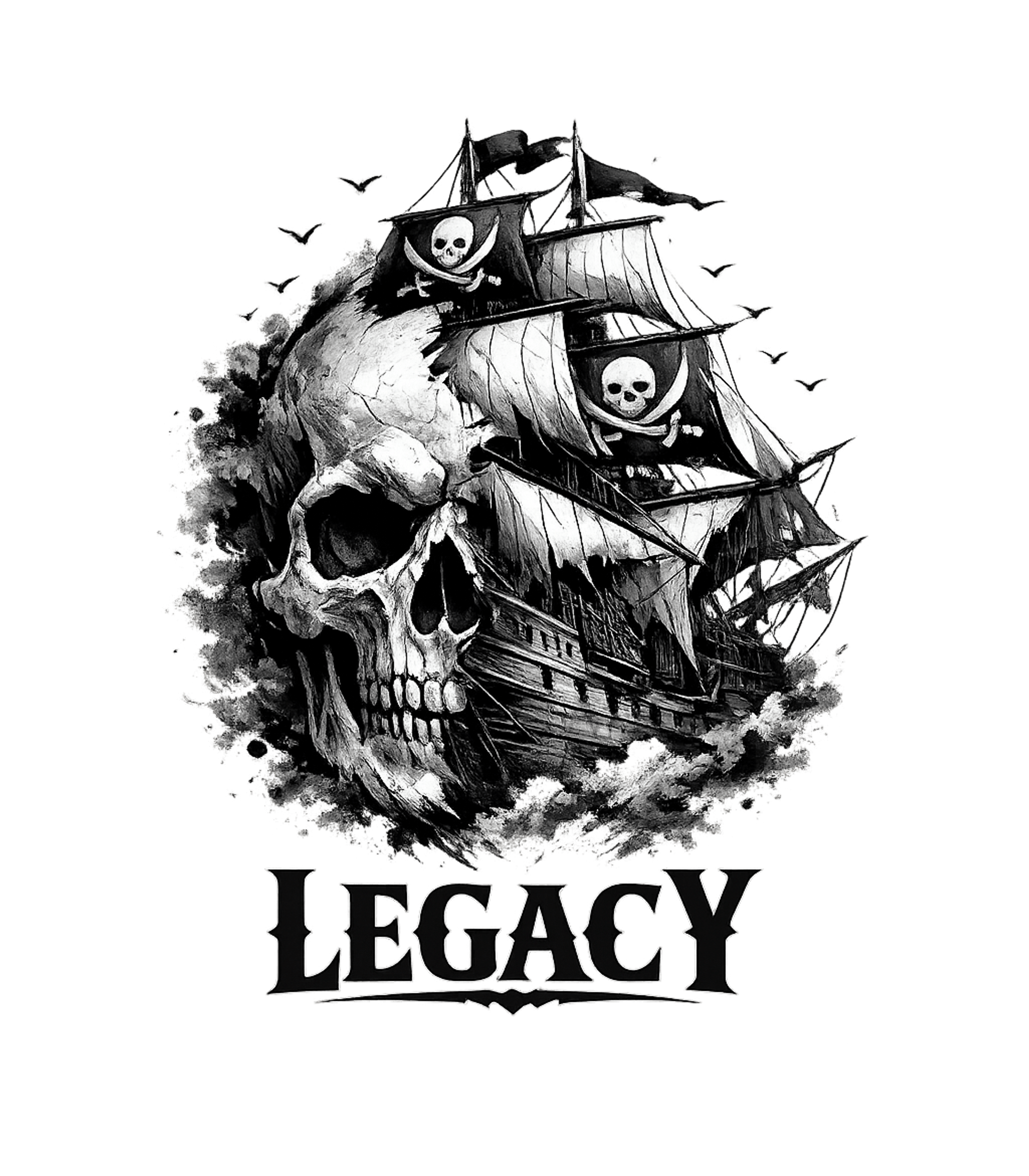 Pirate Legacy Skull Ship Boating Hooded Sweatshirt featuring Unleash your inner buccaneer with this striking black and wh – designed by Geoff Brown @ SunFrog Pirate Legacy Skull Ship Boating Hooded Sweatshirt featuring Unleash your inner buccaneer with this striking black and wh – designed by Geoff Brown @ SunFrog