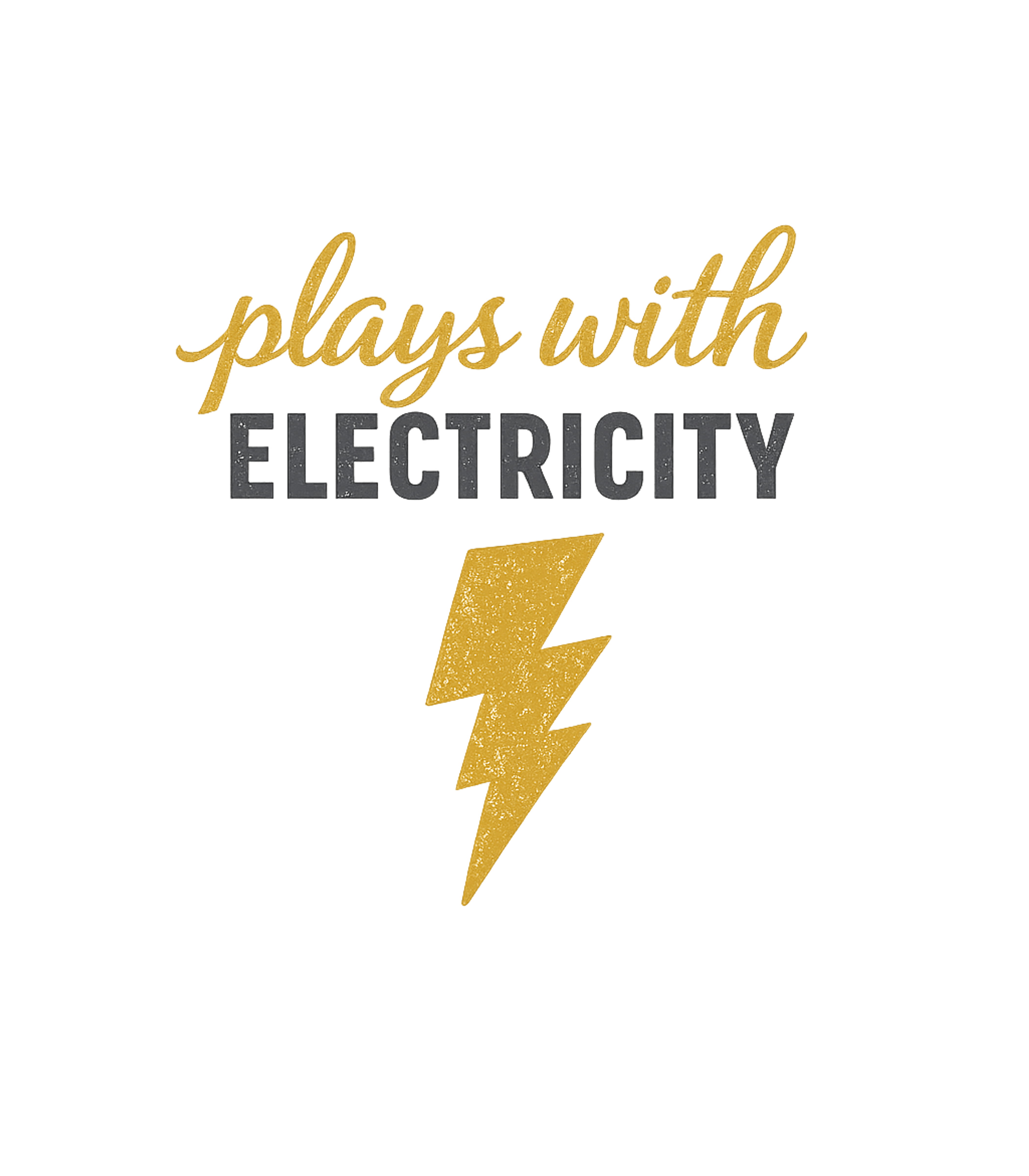 Plays With Electricity Electrician Premium T-Shirt featuring This fun graphic tee features the phrase "plays with ELECTRI – designed by Geoff Brown @ SunFrog Plays With Electricity Electrician Premium T-Shirt featuring This fun graphic tee features the phrase "plays with ELECTRI – designed by Geoff Brown @ SunFrog