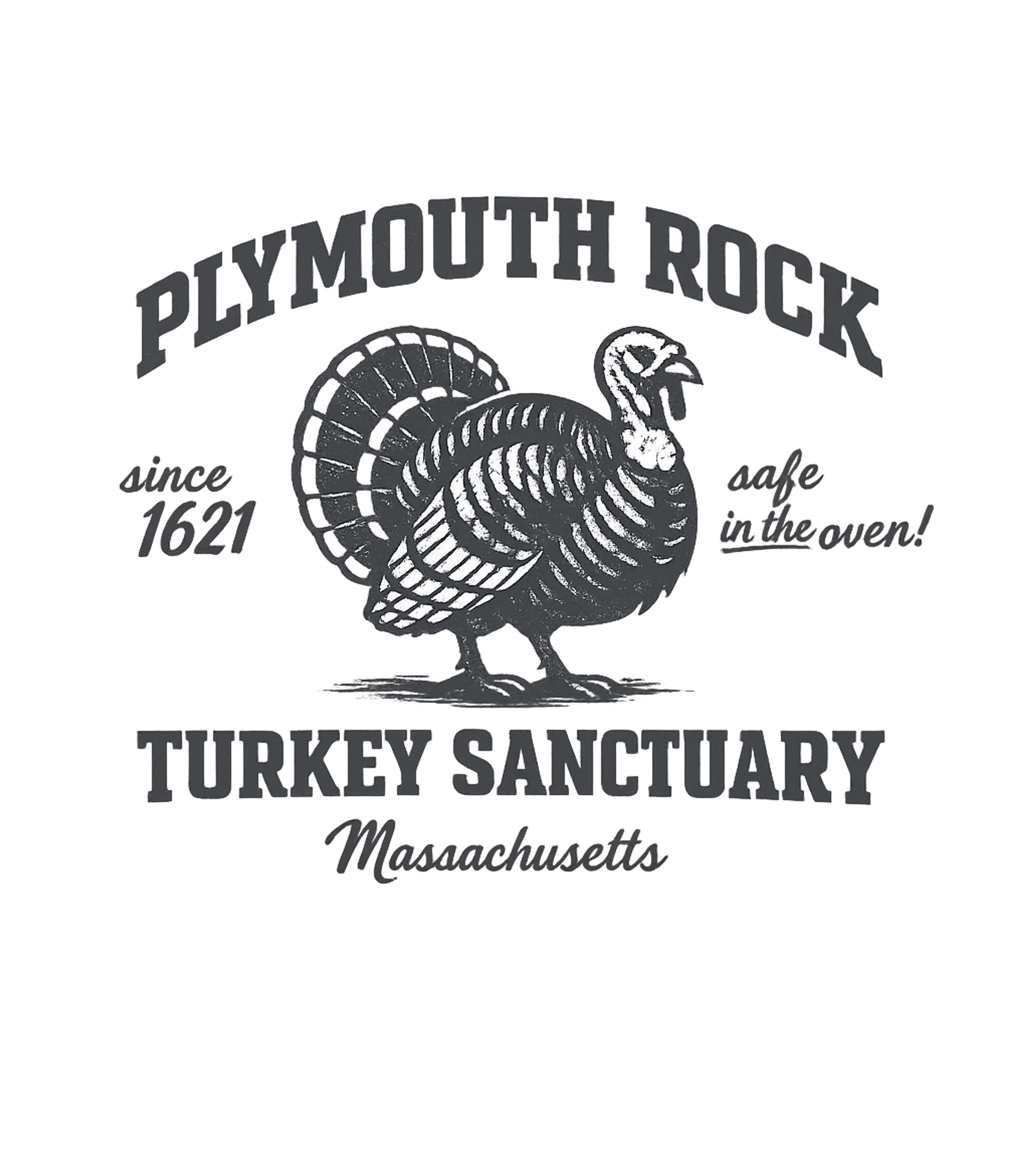 Plymouth Rock Sanctuary Sarcasm Premium T-Shirt featuring Celebrate Thanksgiving with a twist of dark humor with this – designed by Geoff Brown @ SunFrog Plymouth Rock Sanctuary Sarcasm Premium T-Shirt featuring Celebrate Thanksgiving with a twist of dark humor with this – designed by Geoff Brown @ SunFrog