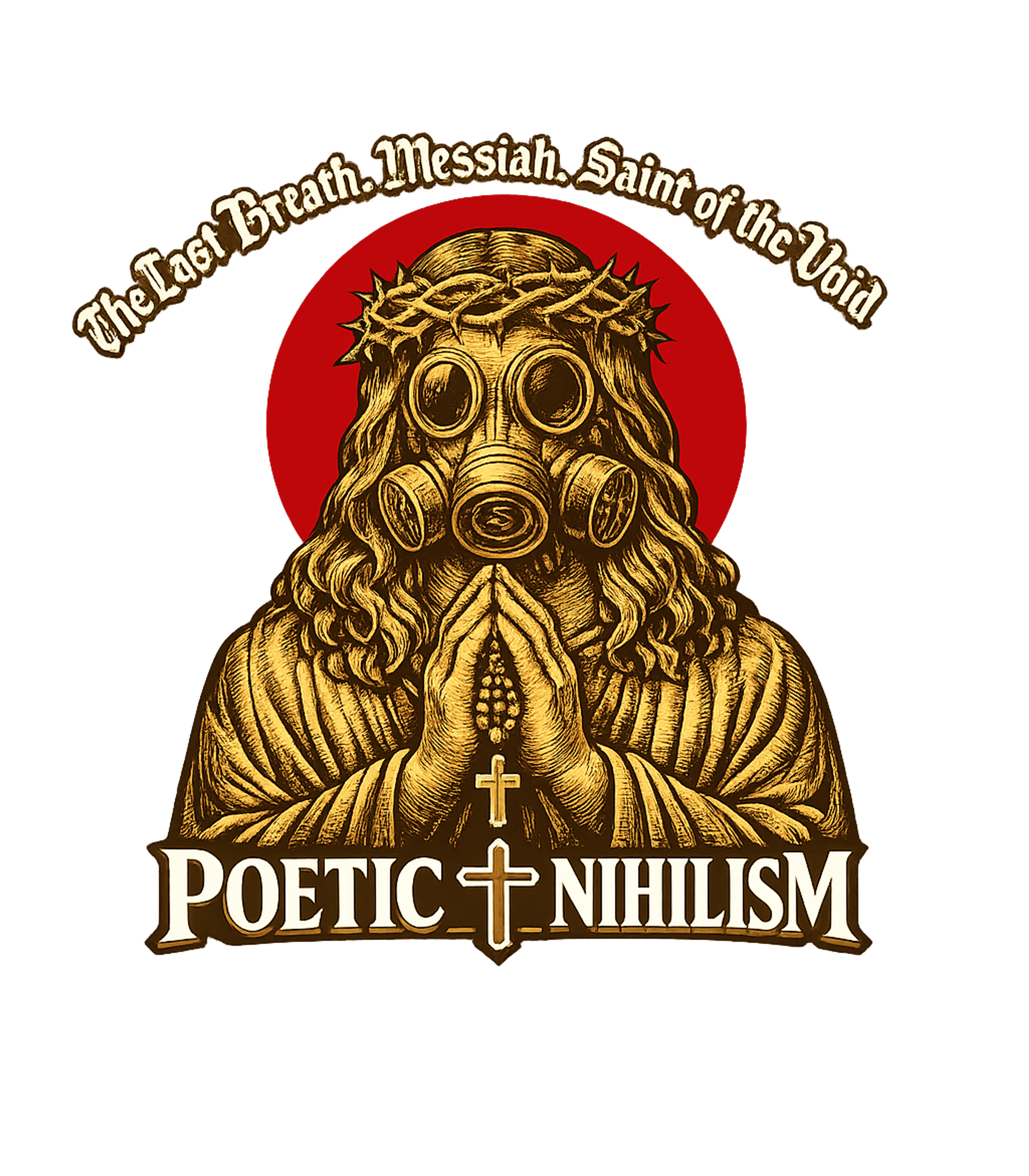 Poetic Nihilism Messiah Church Humor Crewneck Sweatshirt featuring Embrace the contemplative darkness with this unique graphic – designed by Geoff Brown @ SunFrog Poetic Nihilism Messiah Church Humor Crewneck Sweatshirt featuring Embrace the contemplative darkness with this unique graphic – designed by Geoff Brown @ SunFrog