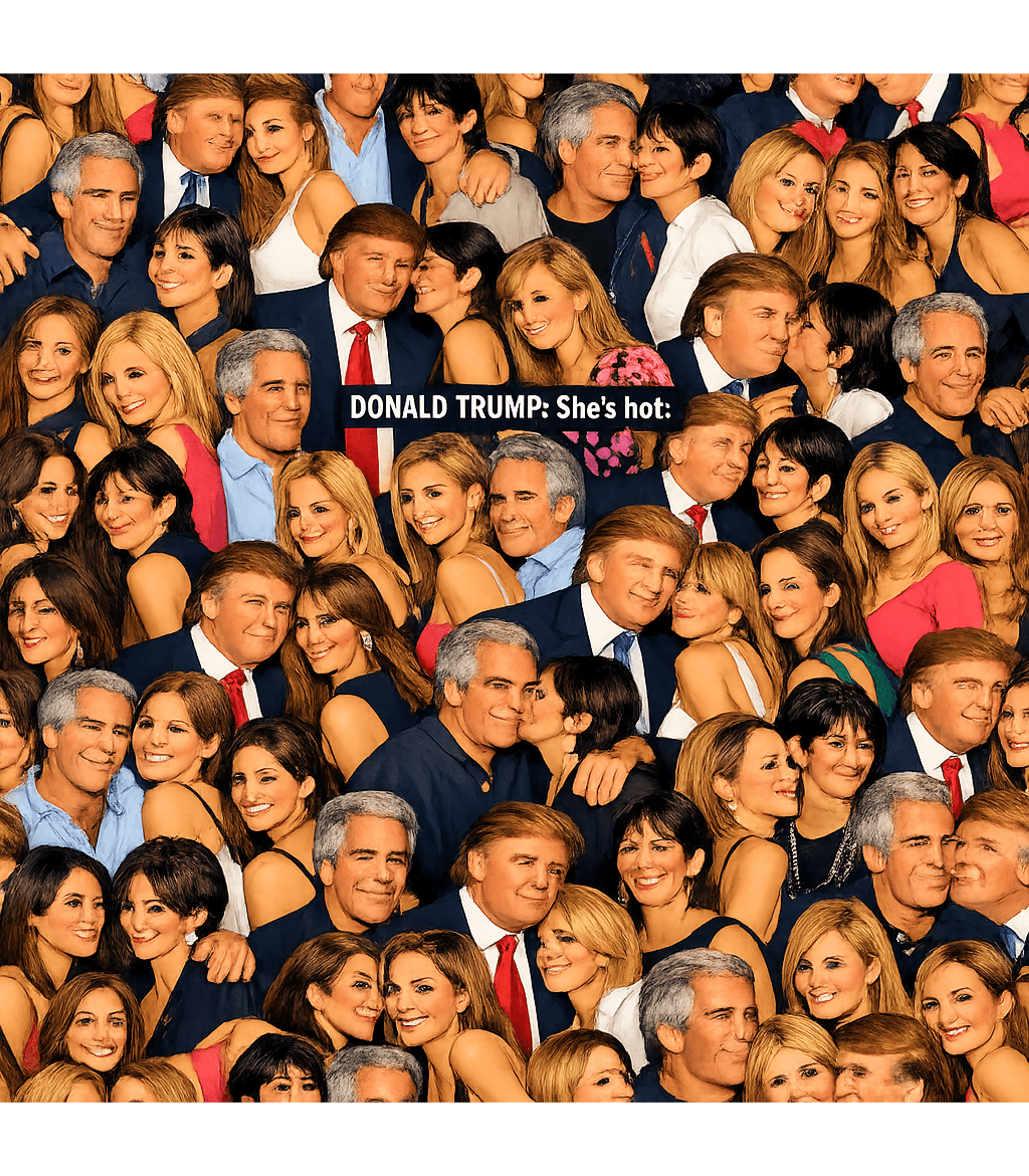 Political Figures Crowd Meme Humor Crewneck Sweatshirt featuring This graphic features a crowd of figures resembling public p – designed by Geoff Brown @ SunFrog Political Figures Crowd Meme Humor Crewneck Sweatshirt featuring This graphic features a crowd of figures resembling public p – designed by Geoff Brown @ SunFrog