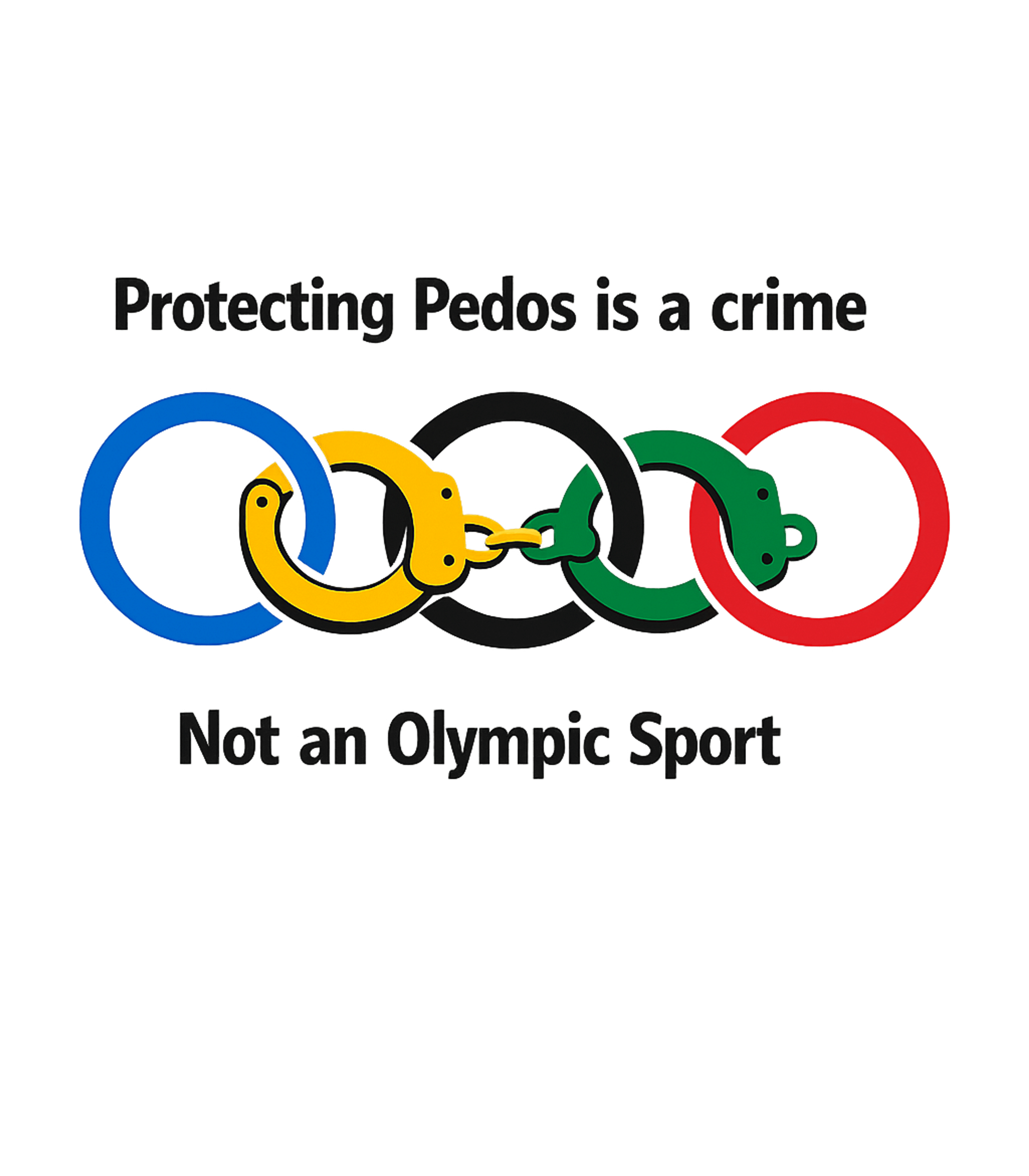 Protecting Pedos Crime Police Crewneck Sweatshirt featuring This powerful graphic features the iconic Olympic rings reim – designed by Geoff Brown @ SunFrog Protecting Pedos Crime Police Crewneck Sweatshirt featuring This powerful graphic features the iconic Olympic rings reim – designed by Geoff Brown @ SunFrog