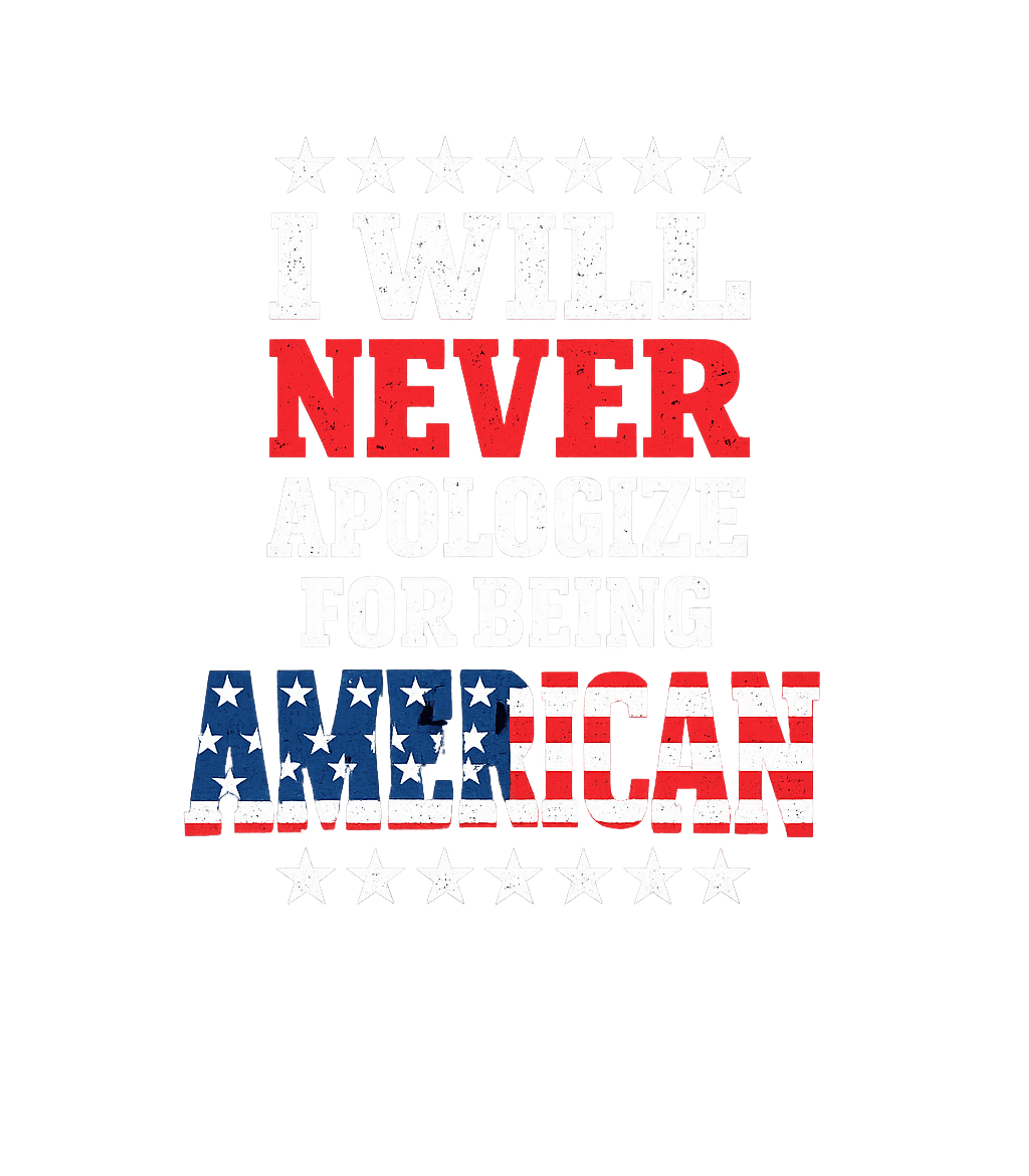 Proud American Patriot Freedom / Constitution Hooded Sweatshirt featuring This design features a bold, patriotic statement: "I will ne – designed by Geoff Brown @ SunFrog Proud American Patriot Freedom / Constitution Hooded Sweatshirt featuring This design features a bold, patriotic statement: "I will ne – designed by Geoff Brown @ SunFrog