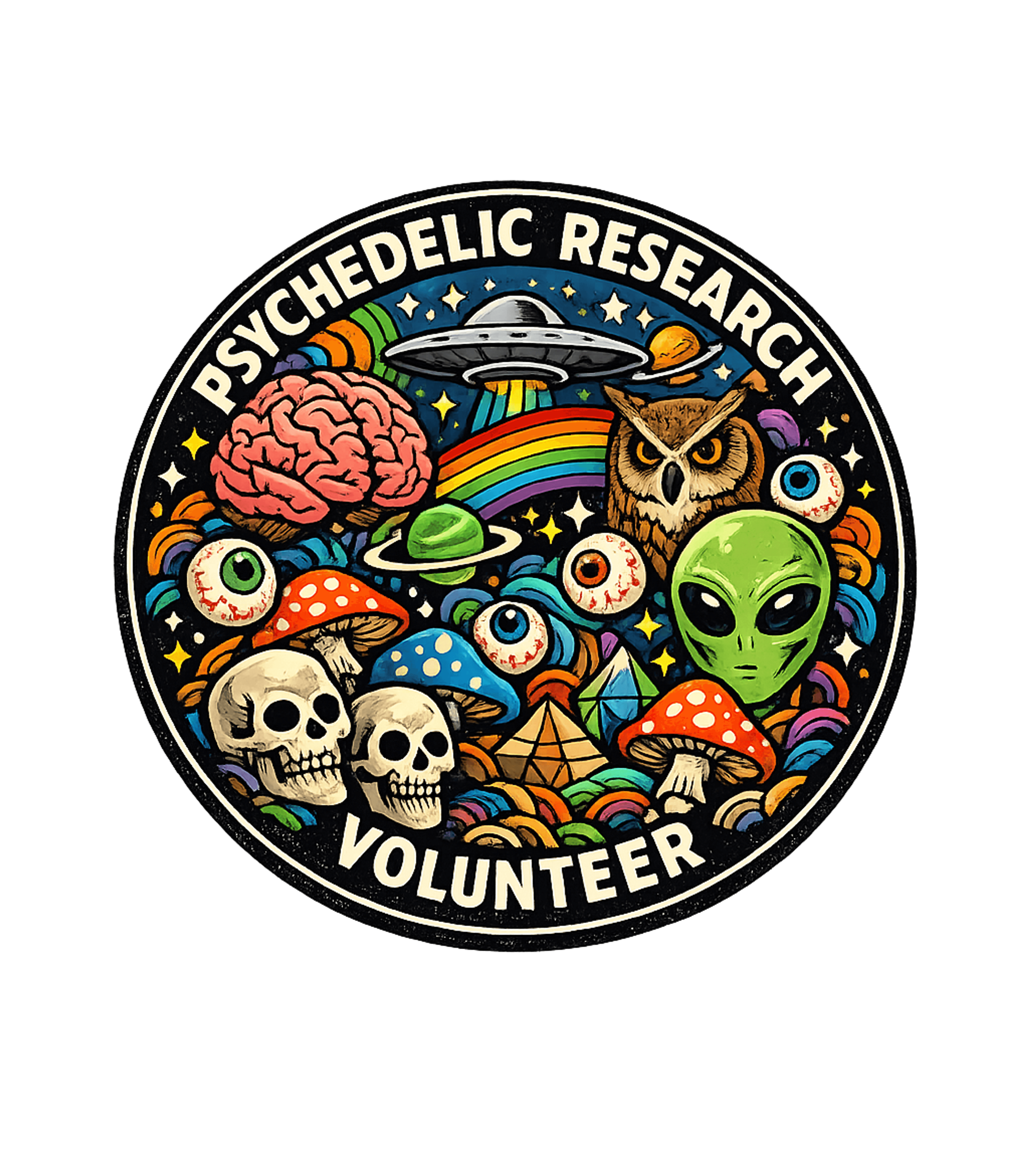 Psychedelic Research Volunteer Sarcasm Premium T-Shirt featuring Explore the cosmic and conscious realms with this vibrant ps – designed by Geoff Brown @ SunFrog Psychedelic Research Volunteer Sarcasm Premium T-Shirt featuring Explore the cosmic and conscious realms with this vibrant ps – designed by Geoff Brown @ SunFrog