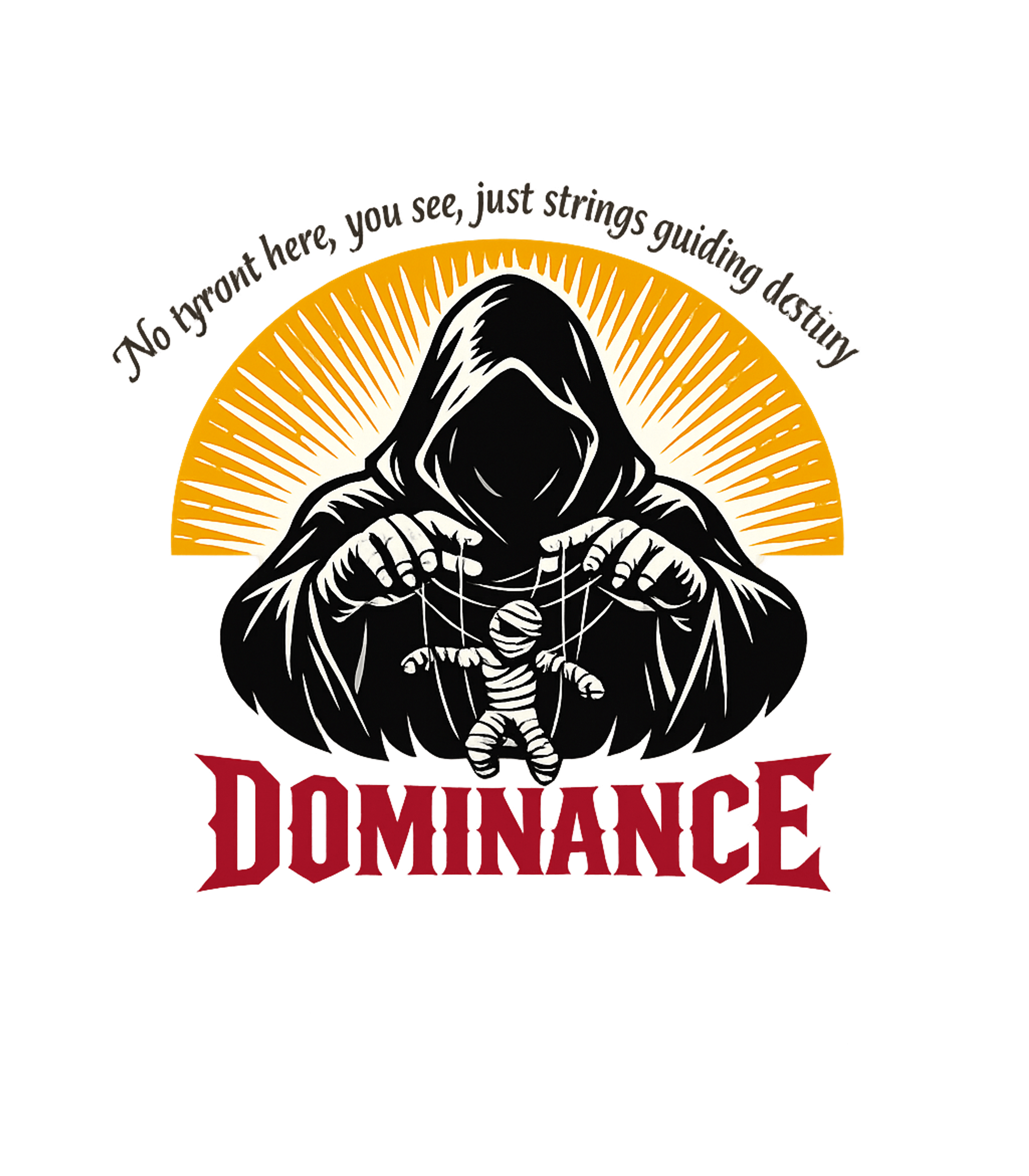 Puppet Master Dominance Gaming Crewneck Sweatshirt featuring This intriguing graphic features a mysterious hooded figure – designed by Geoff Brown @ SunFrog Puppet Master Dominance Gaming Crewneck Sweatshirt featuring This intriguing graphic features a mysterious hooded figure – designed by Geoff Brown @ SunFrog