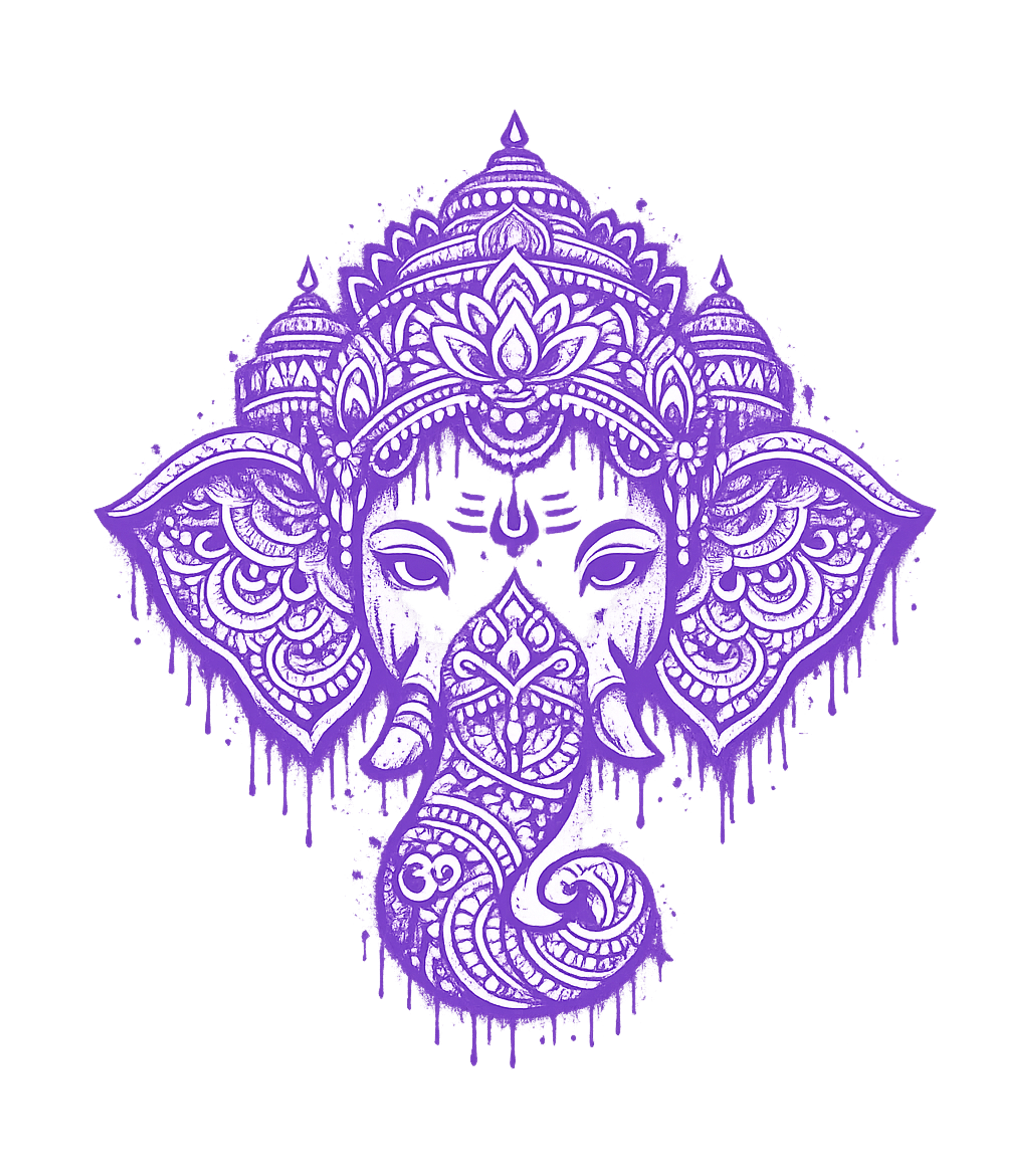 Purple Ganesha Drip Art Inspirational Messages Hooded Sweatshirt featuring This vibrant artwork features a stylized Ganesha with intric – designed by Geoff Brown @ SunFrog Purple Ganesha Drip Art Inspirational Messages Hooded Sweatshirt featuring This vibrant artwork features a stylized Ganesha with intric – designed by Geoff Brown @ SunFrog