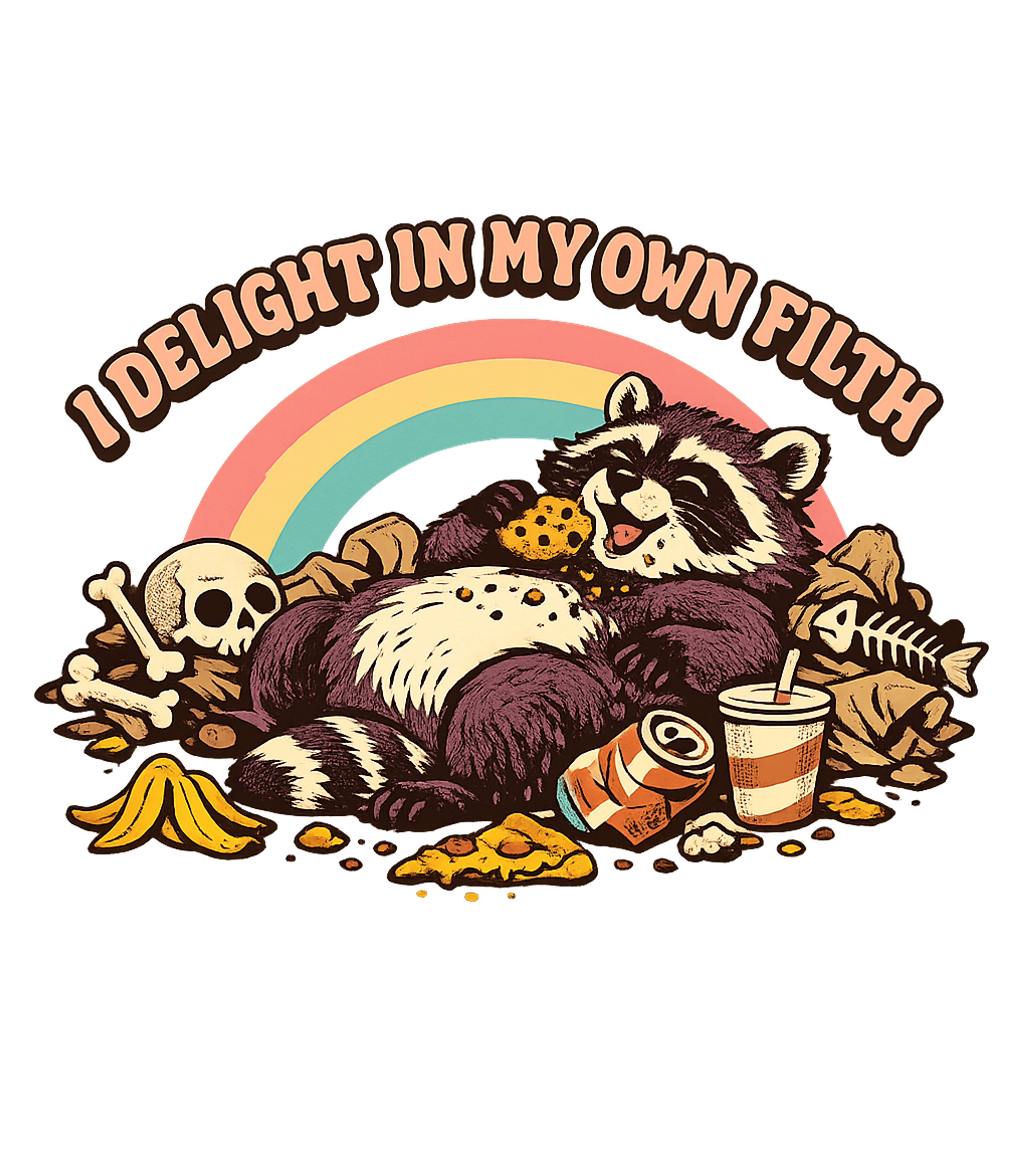Raccoon Filth Delight Sarcasm Premium T-Shirt featuring Embrace your inner trash panda with this humorous graphic te – designed by Geoff Brown @ SunFrog Raccoon Filth Delight Sarcasm Premium T-Shirt featuring Embrace your inner trash panda with this humorous graphic te – designed by Geoff Brown @ SunFrog