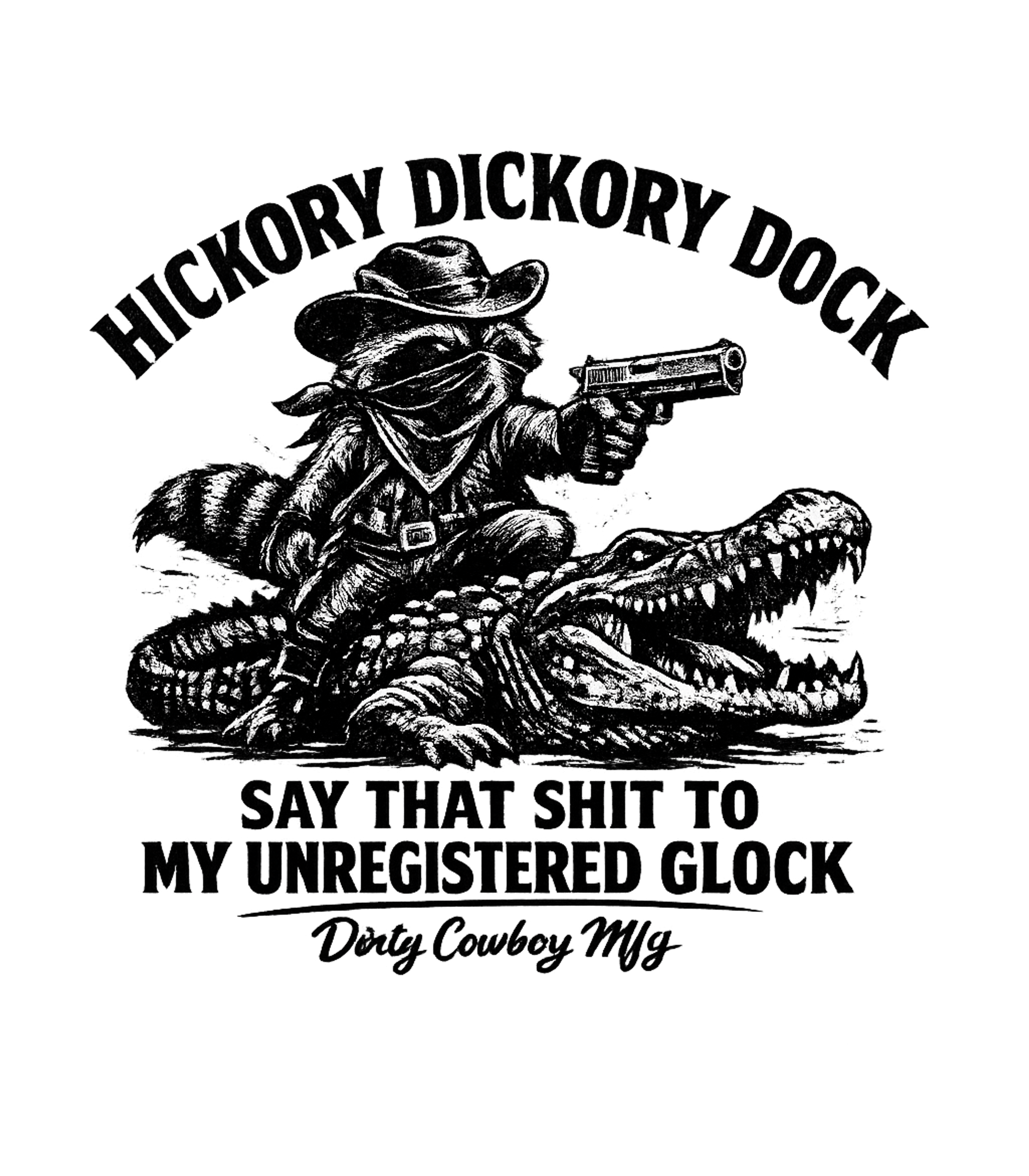 Raccoon Gator Outlaw Wildlife Premium T-Shirt featuring Embrace your wild side with this striking black and white ar – designed by Geoff Brown @ SunFrog Raccoon Gator Outlaw Wildlife Premium T-Shirt featuring Embrace your wild side with this striking black and white ar – designed by Geoff Brown @ SunFrog