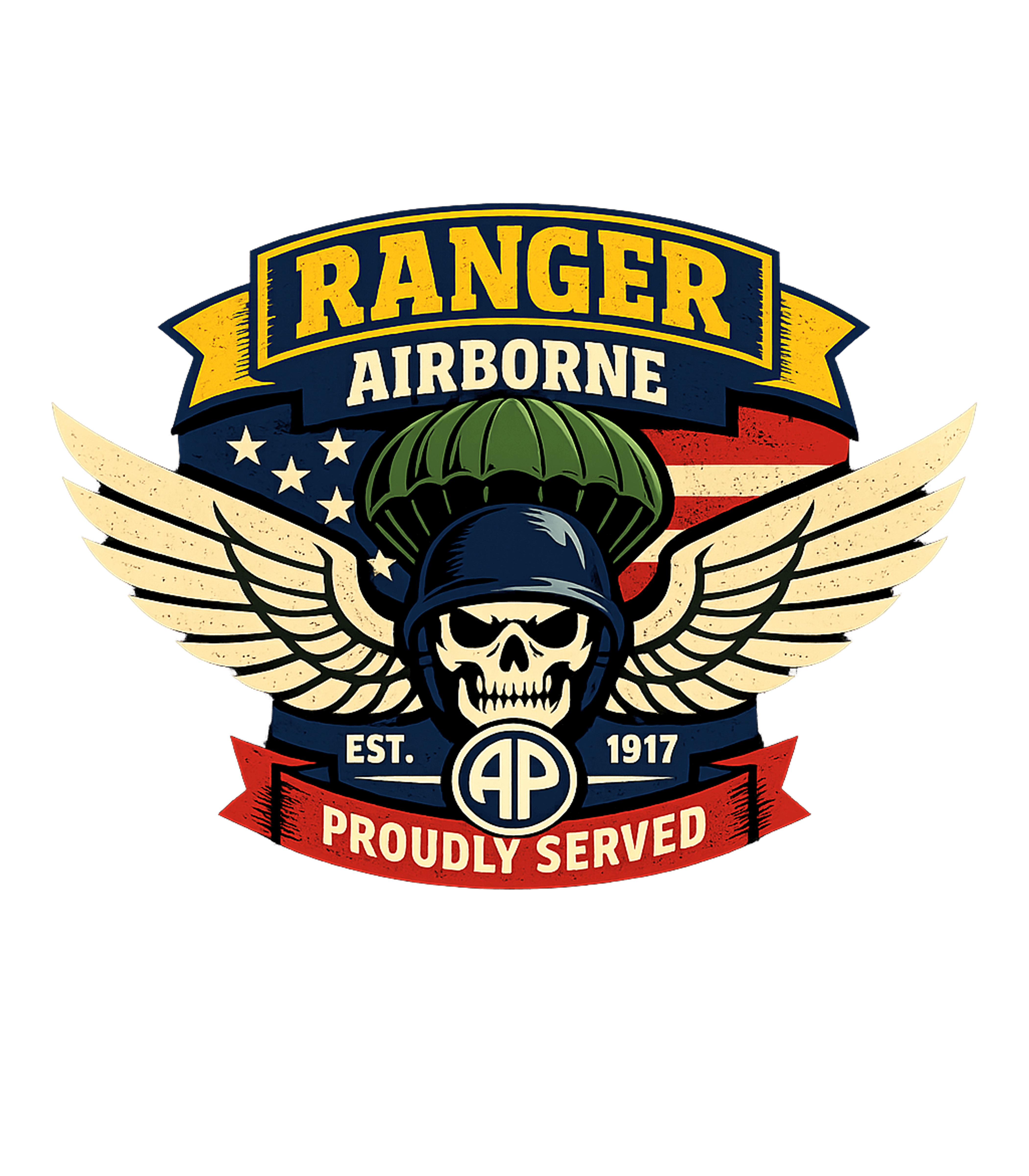 Ranger Airborne Proudly Served Military Pride Hooded Sweatshirt featuring Show your pride and respect for military service with this b – designed by Geoff Brown @ SunFrog Ranger Airborne Proudly Served Military Pride Hooded Sweatshirt featuring Show your pride and respect for military service with this b – designed by Geoff Brown @ SunFrog