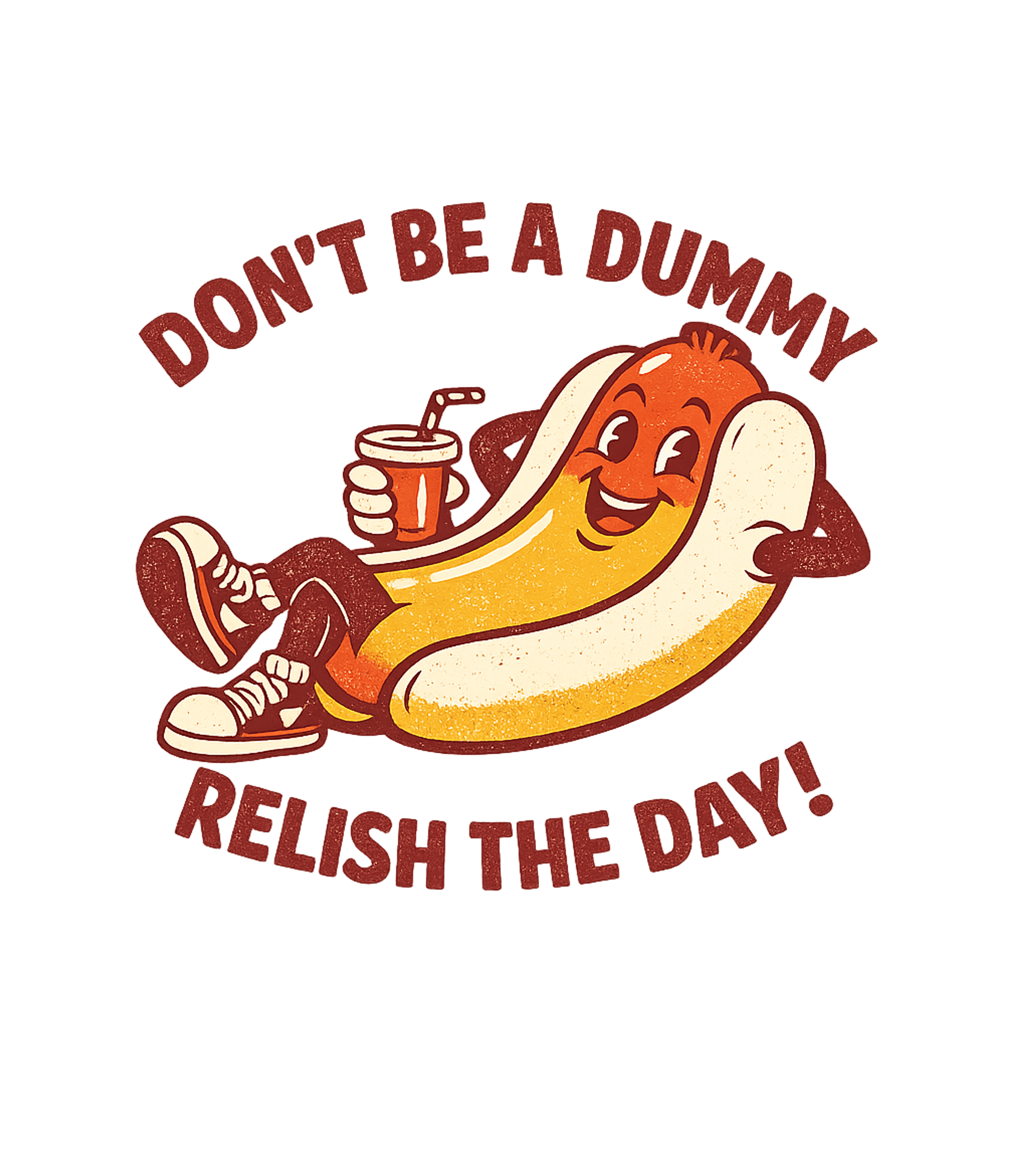 Relish The Day Hotdog Dad Jokes Premium T-Shirt featuring Embrace positivity with this retro cartoon hot dog, spreadin – designed by Geoff Brown @ SunFrog Relish The Day Hotdog Dad Jokes Premium T-Shirt featuring Embrace positivity with this retro cartoon hot dog, spreadin – designed by Geoff Brown @ SunFrog