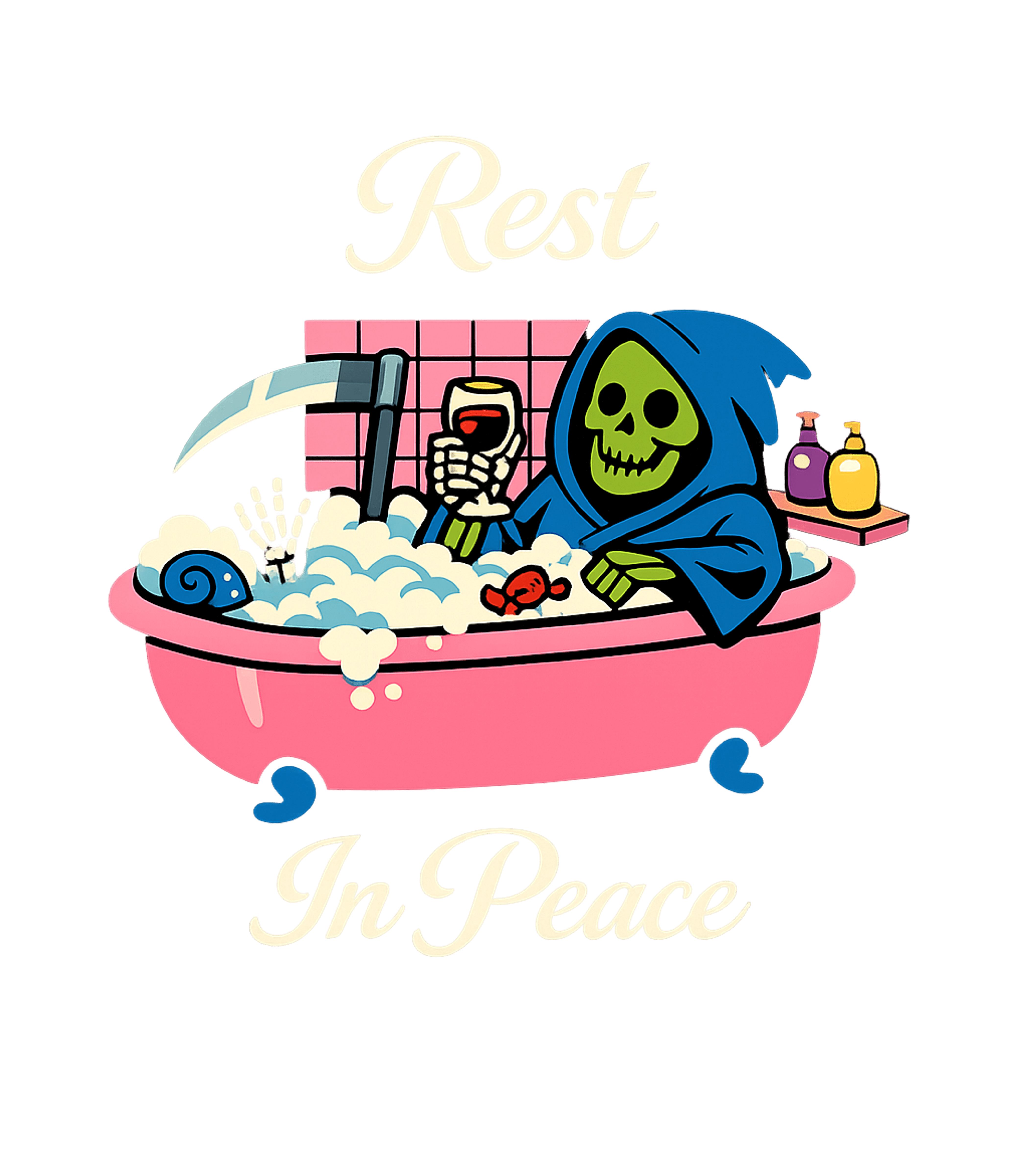 Rest In Peace Reaper Sarcasm Premium T-Shirt featuring Embrace a darkly humorous take on relaxation with this graph – designed by Geoff Brown @ SunFrog Rest In Peace Reaper Sarcasm Premium T-Shirt featuring Embrace a darkly humorous take on relaxation with this graph – designed by Geoff Brown @ SunFrog
