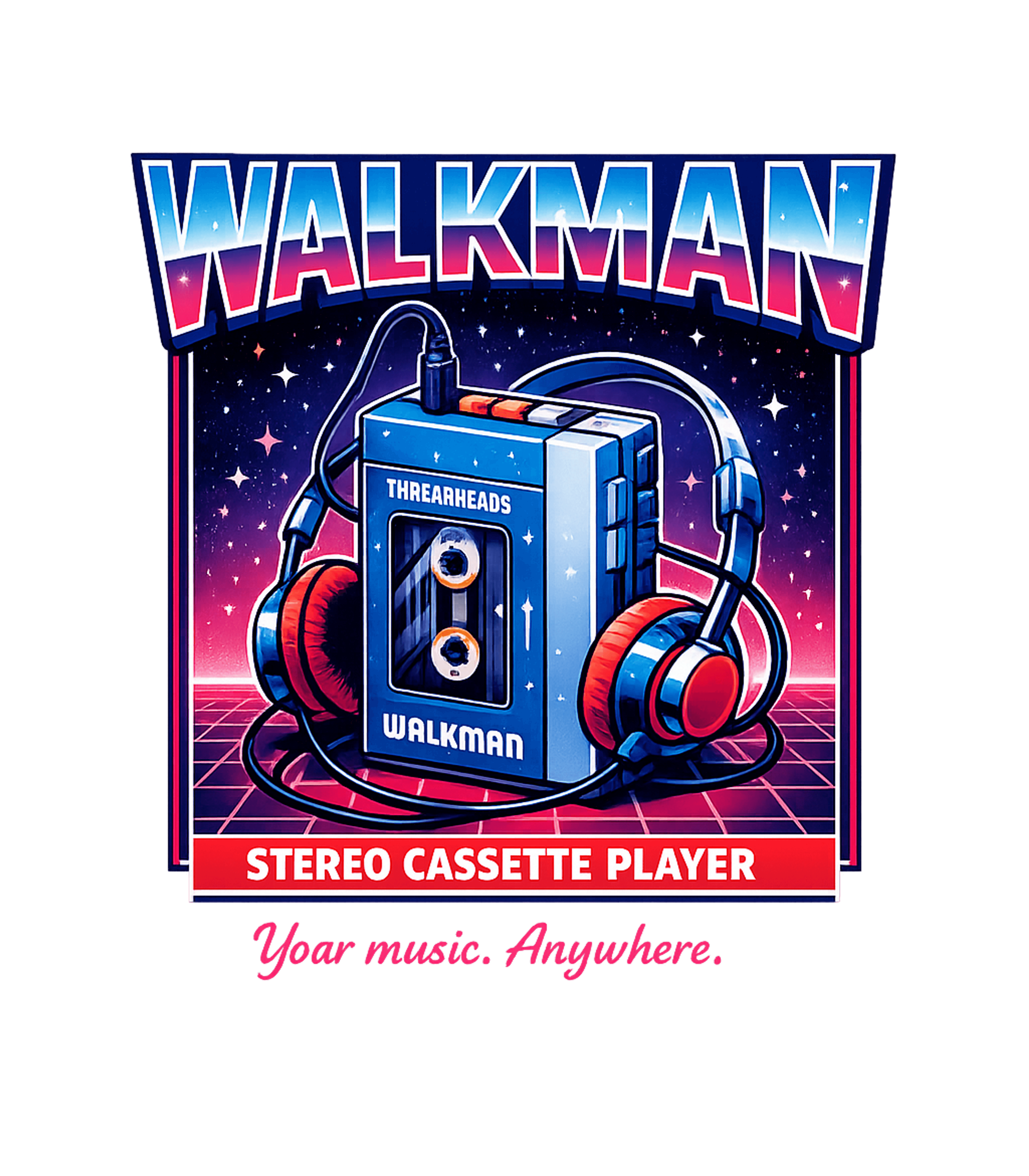 Retro Cassette Player Music Premium T-Shirt featuring Embrace nostalgia with this vibrant retro cassette player de – designed by Geoff Brown @ SunFrog Retro Cassette Player Music Premium T-Shirt featuring Embrace nostalgia with this vibrant retro cassette player de – designed by Geoff Brown @ SunFrog