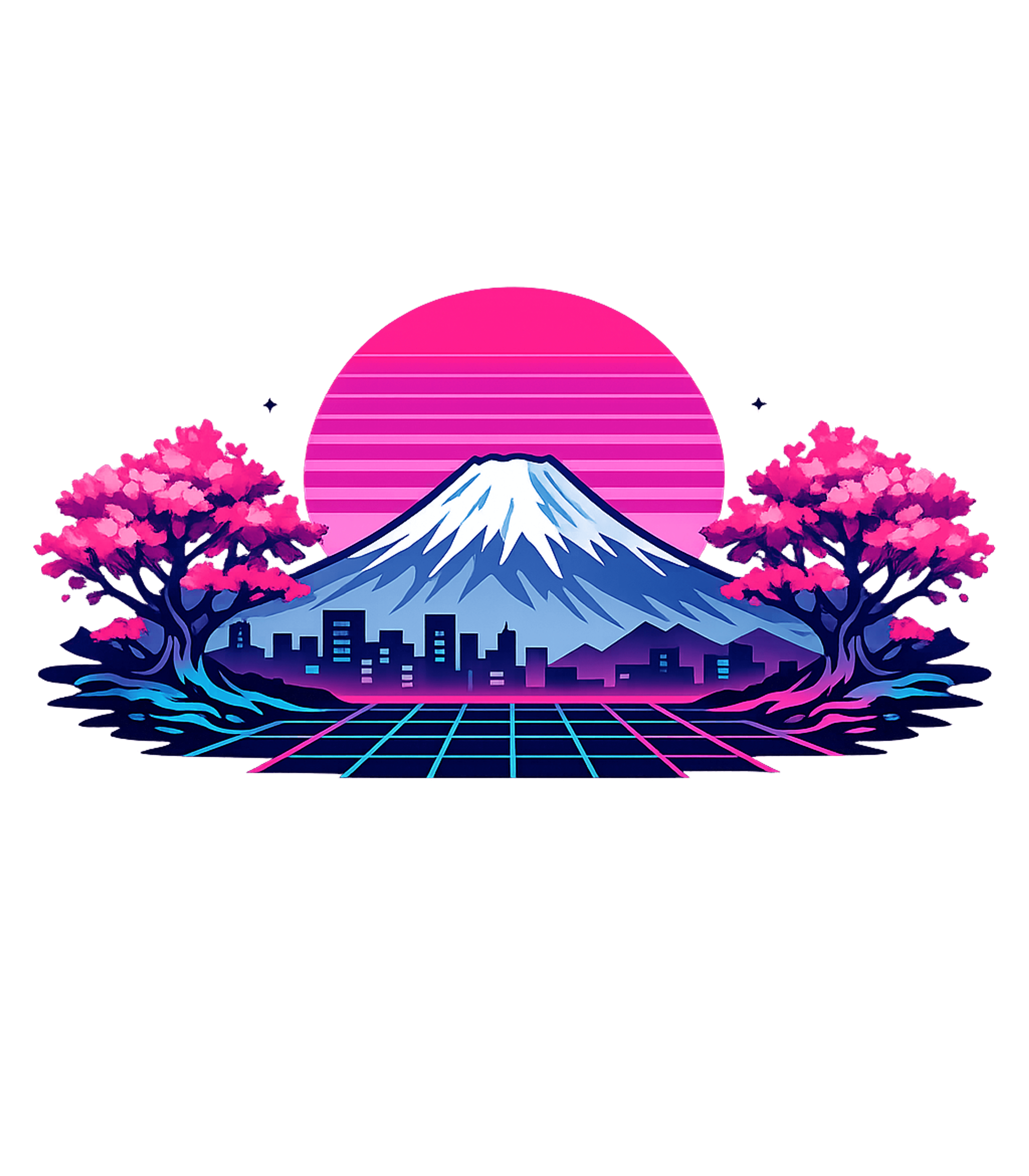 Retro Fuji Synthwave City Gaming Crewneck Sweatshirt featuring Immerse yourself in a vibrant blend of Japanese serenity and – designed by Geoff Brown @ SunFrog Retro Fuji Synthwave City Gaming Crewneck Sweatshirt featuring Immerse yourself in a vibrant blend of Japanese serenity and – designed by Geoff Brown @ SunFrog