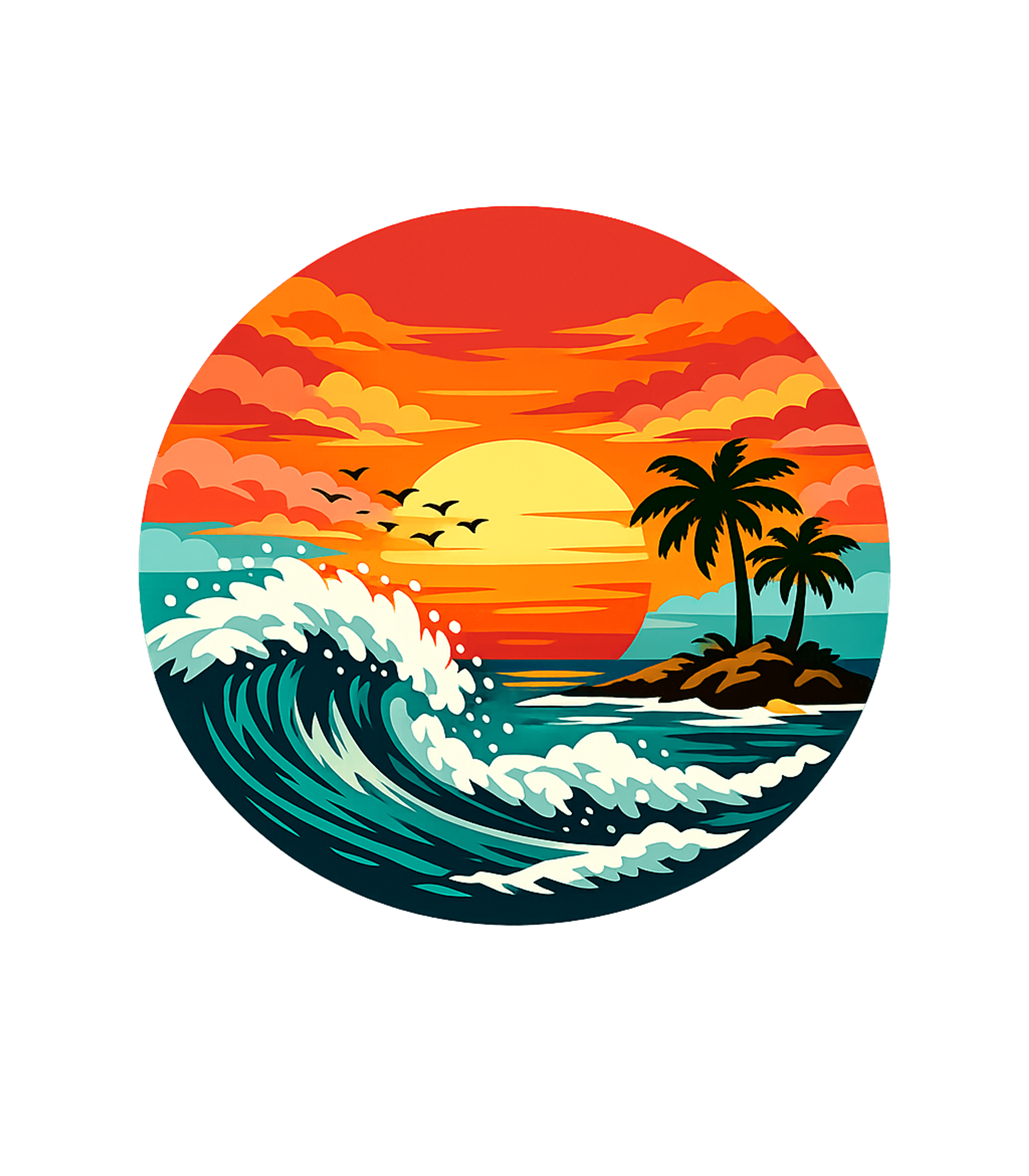 Retro Surf Sunset Travel Hooded Sweatshirt featuring Capture the vibrant energy of a tropical paradise with this – designed by Geoff Brown @ SunFrog Retro Surf Sunset Travel Hooded Sweatshirt featuring Capture the vibrant energy of a tropical paradise with this – designed by Geoff Brown @ SunFrog