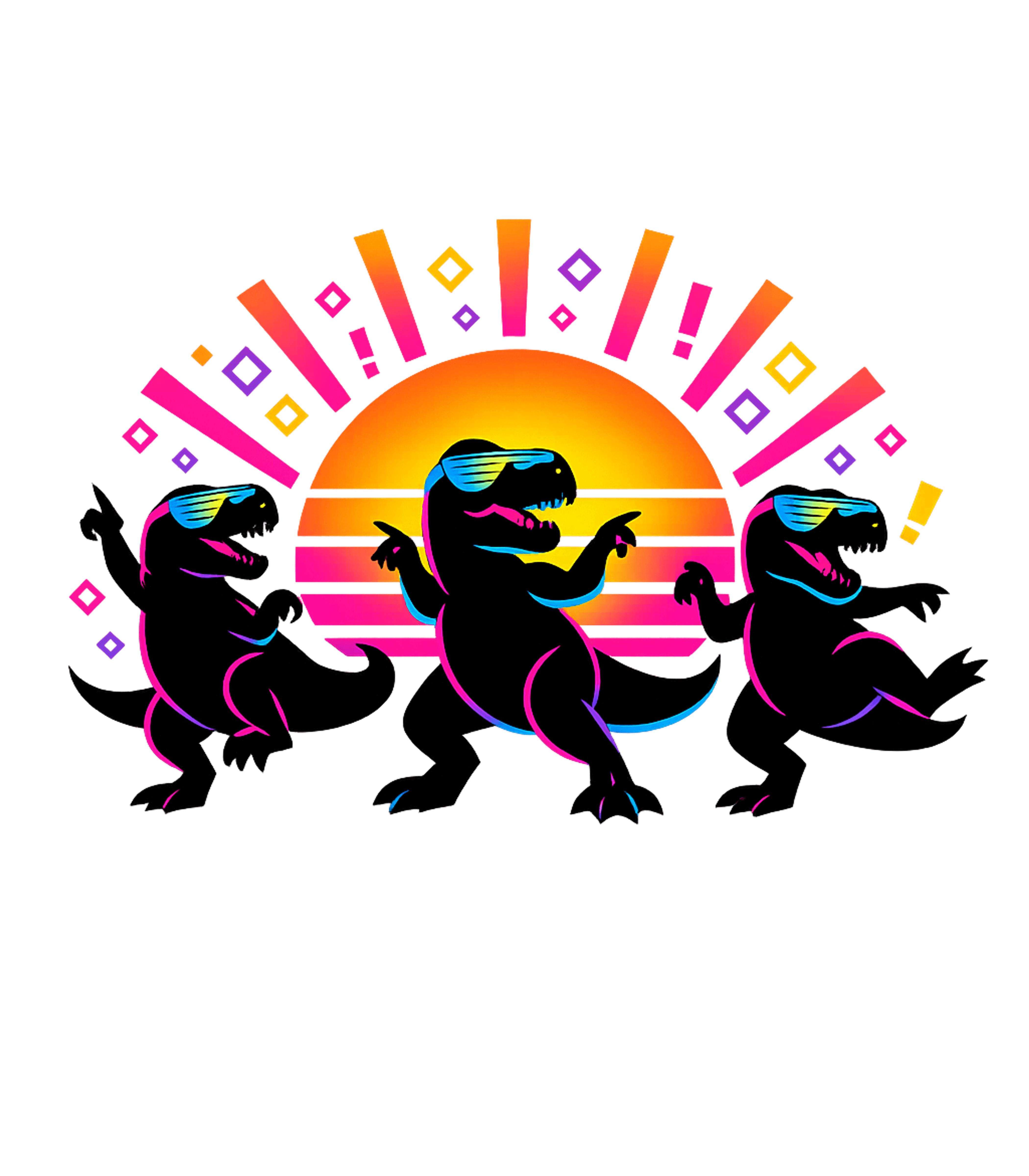 Retro T-Rex Dance Meme Humor Hooded Sweatshirt featuring Get ready to party like it's the 80s with this vibrant retro – designed by Geoff Brown @ SunFrog Retro T-Rex Dance Meme Humor Hooded Sweatshirt featuring Get ready to party like it's the 80s with this vibrant retro – designed by Geoff Brown @ SunFrog